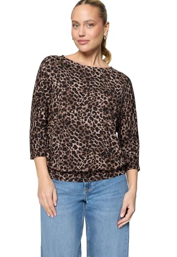zero Leo-Shirt 3/4 Arm Gr. 38 Animalprint elastisch