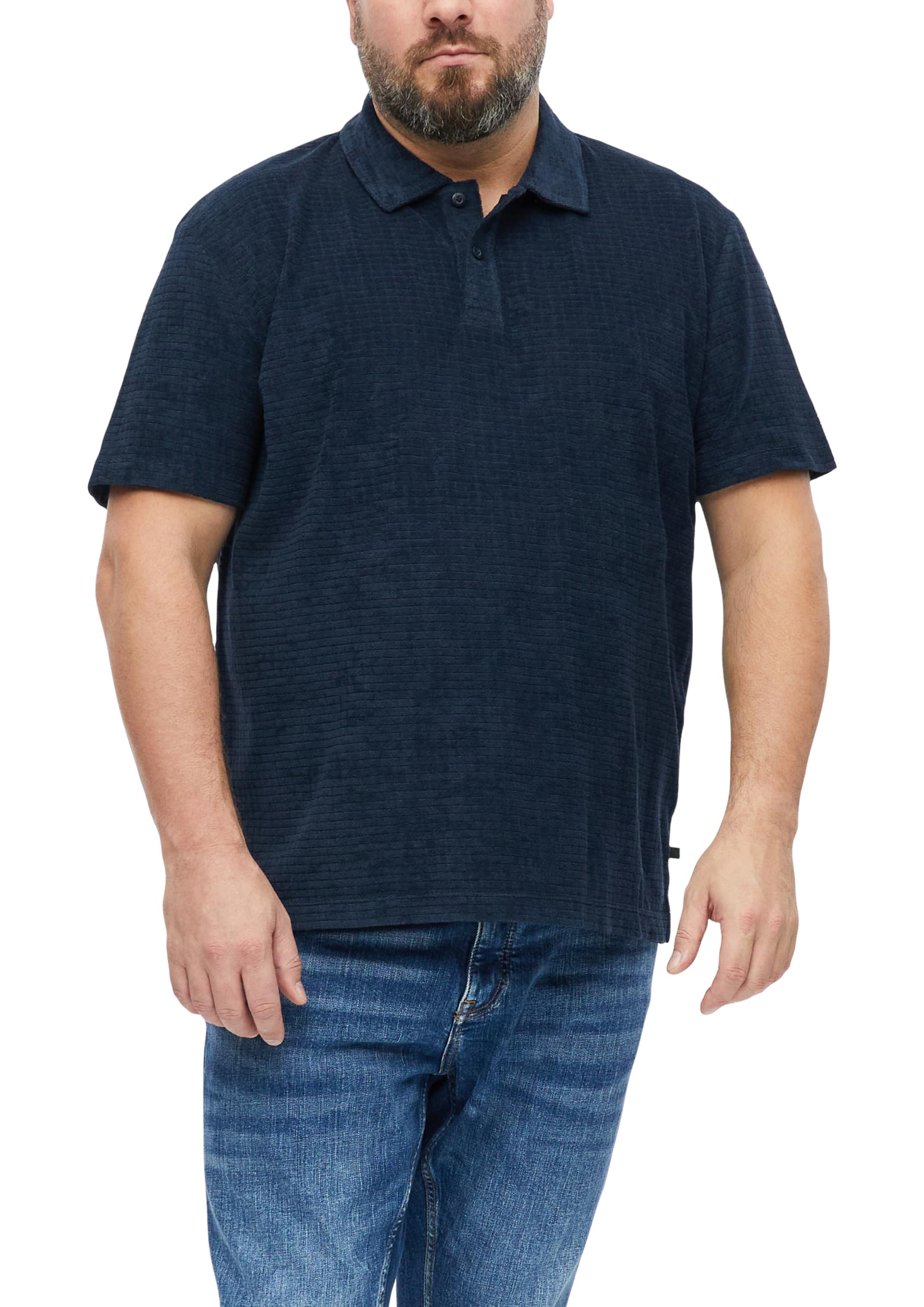 s.Oliver Junior Strukturfrottee Polo-Shirt 3XL braun