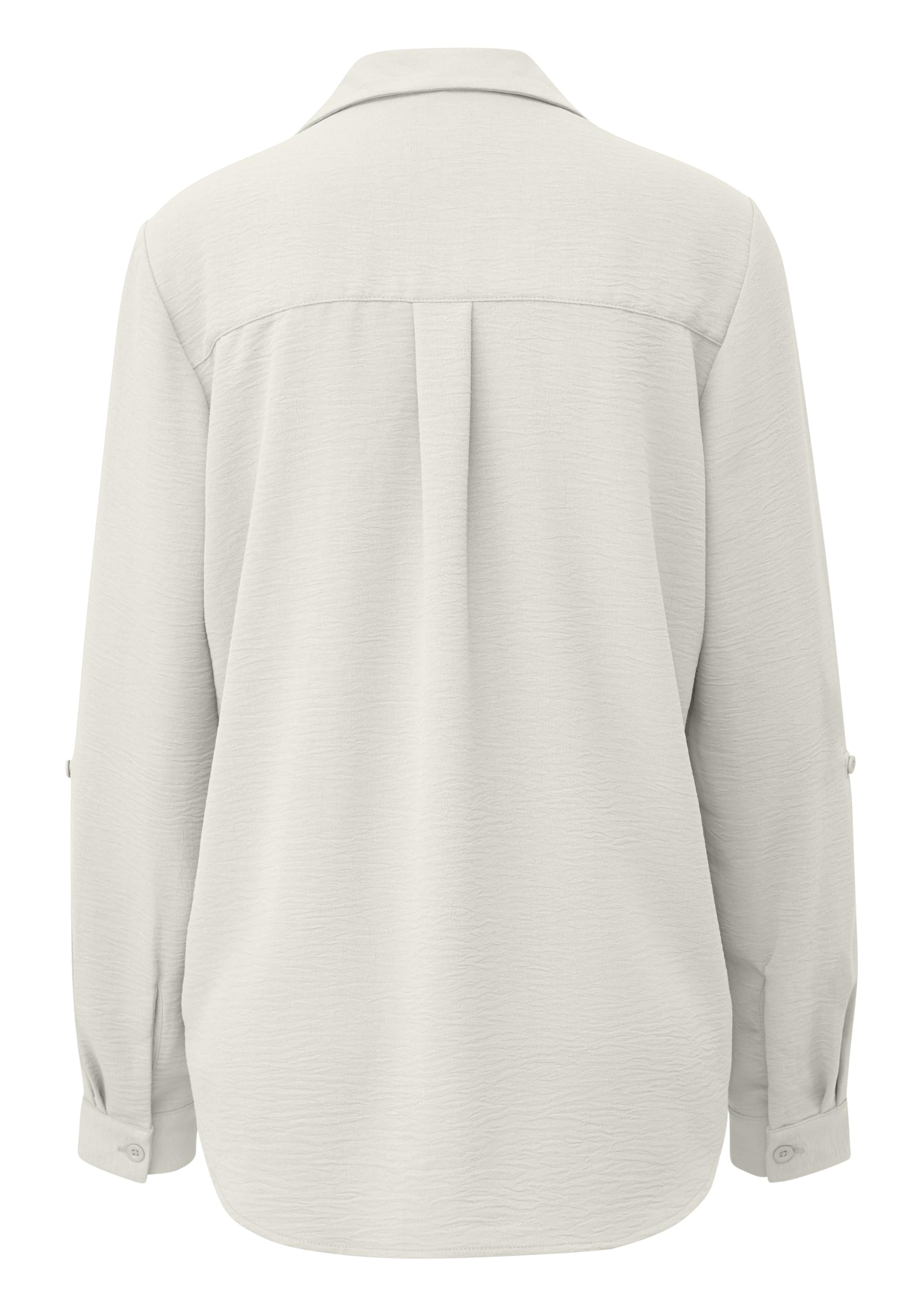 QS Crêpebluse Damen langarm Bordeaux Gr. 40