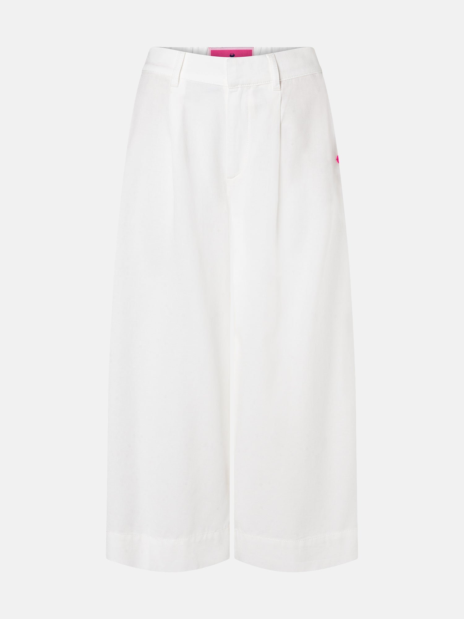Lieblingsstück Culotte offwhite aus Baumwollmix weit