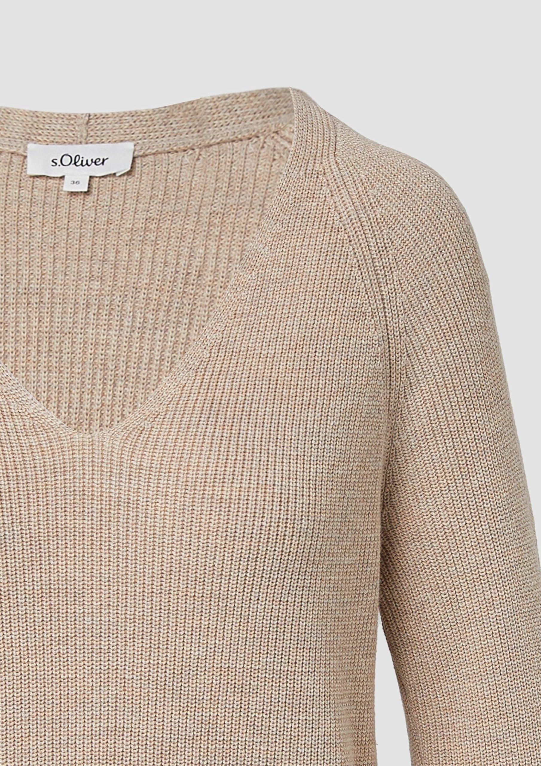 s.Oliver 2168794 Pullover mit Muster bordeaux Gr. 36-48