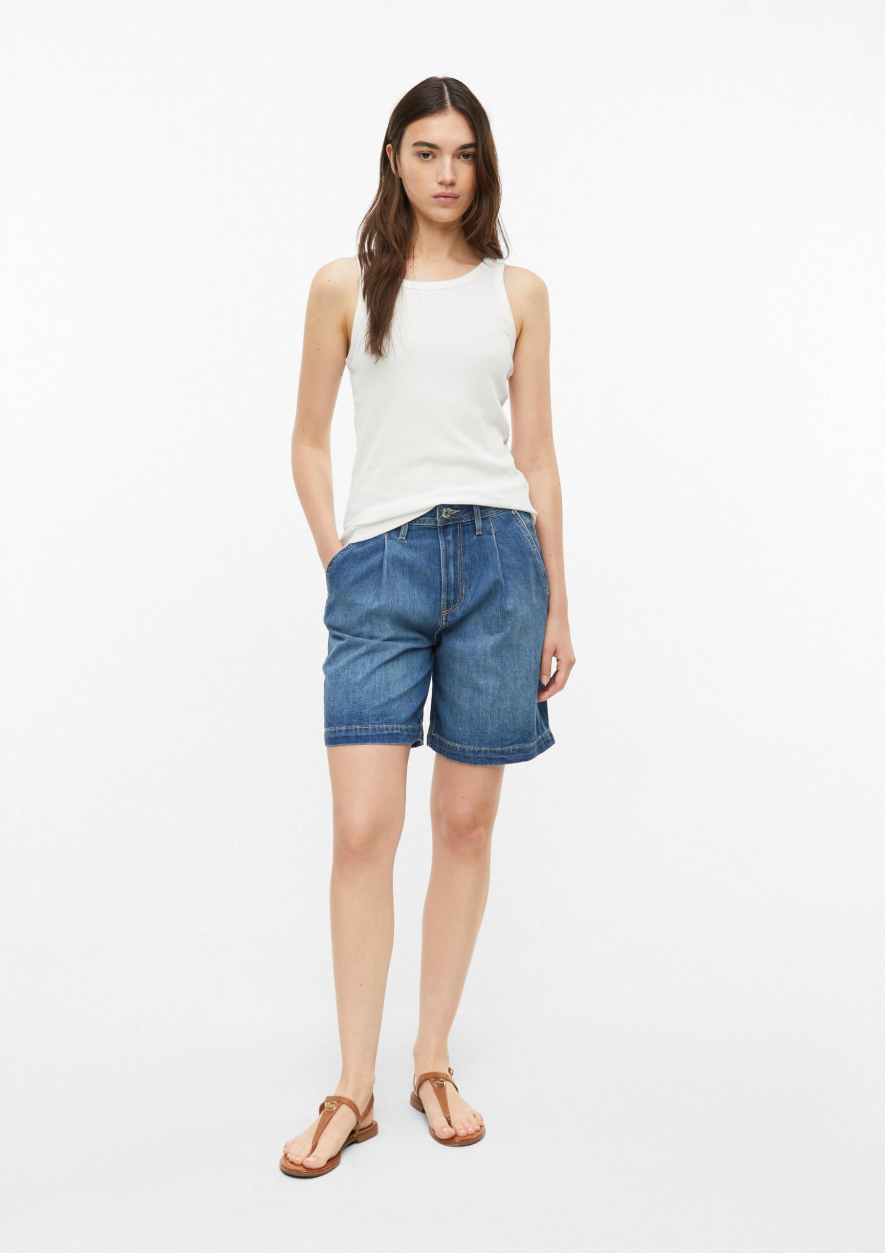 s.Oliver Red Label 2179101 Jeansshorts Damen Gr.46 Wide Leg