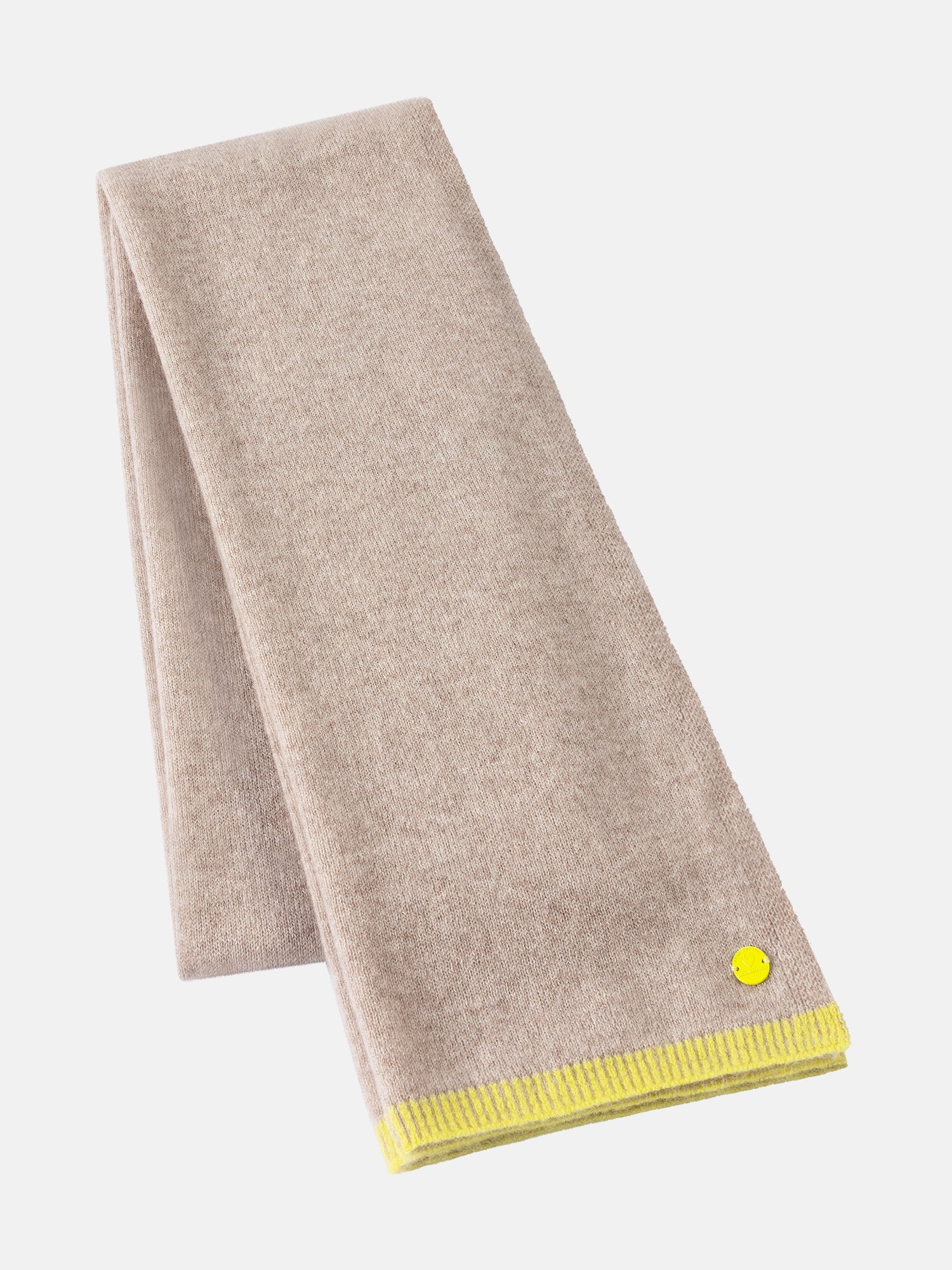 Lieblingsstück Sweet Heart Wollschal beige mit Kaschmir