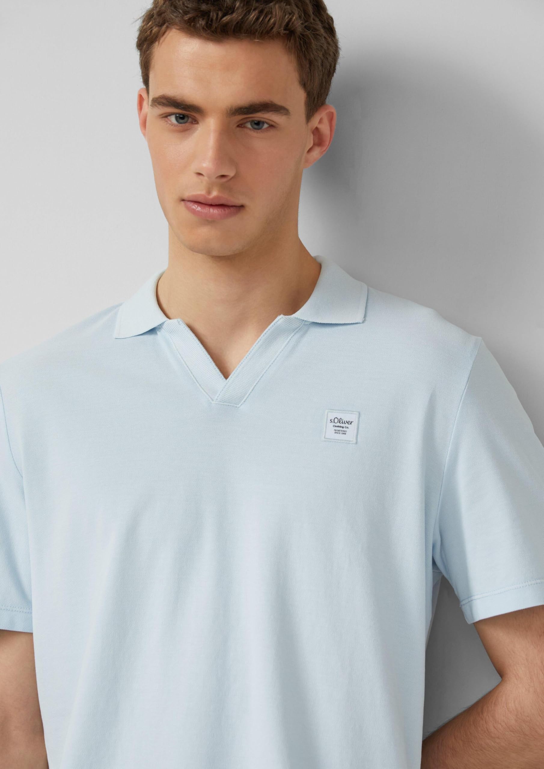 s.Oliver Junior Poloshirt Baumwoll-Piqué Garment Dye