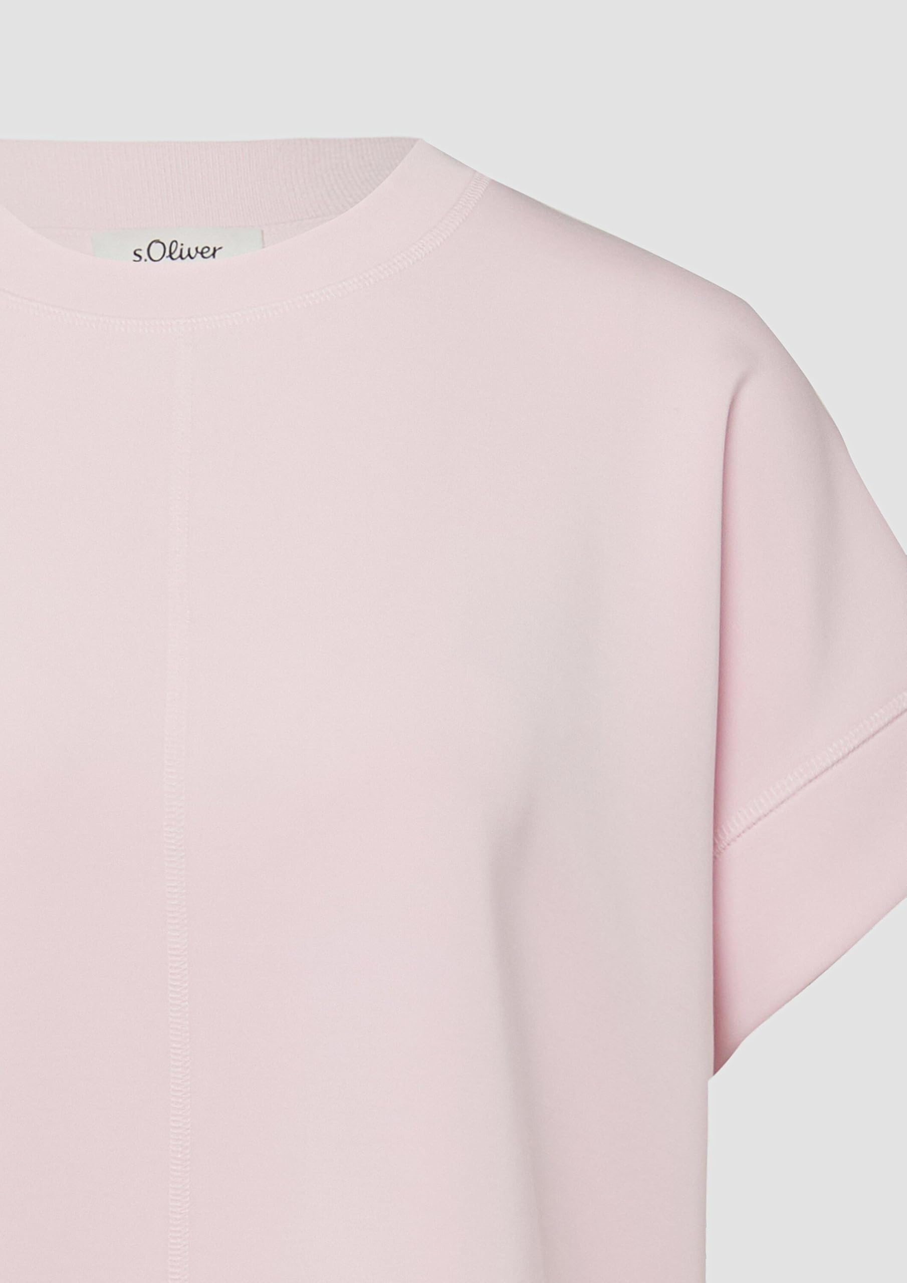 s.Oliver Oversize Sweatshirt Scuba Pullover olivgrün