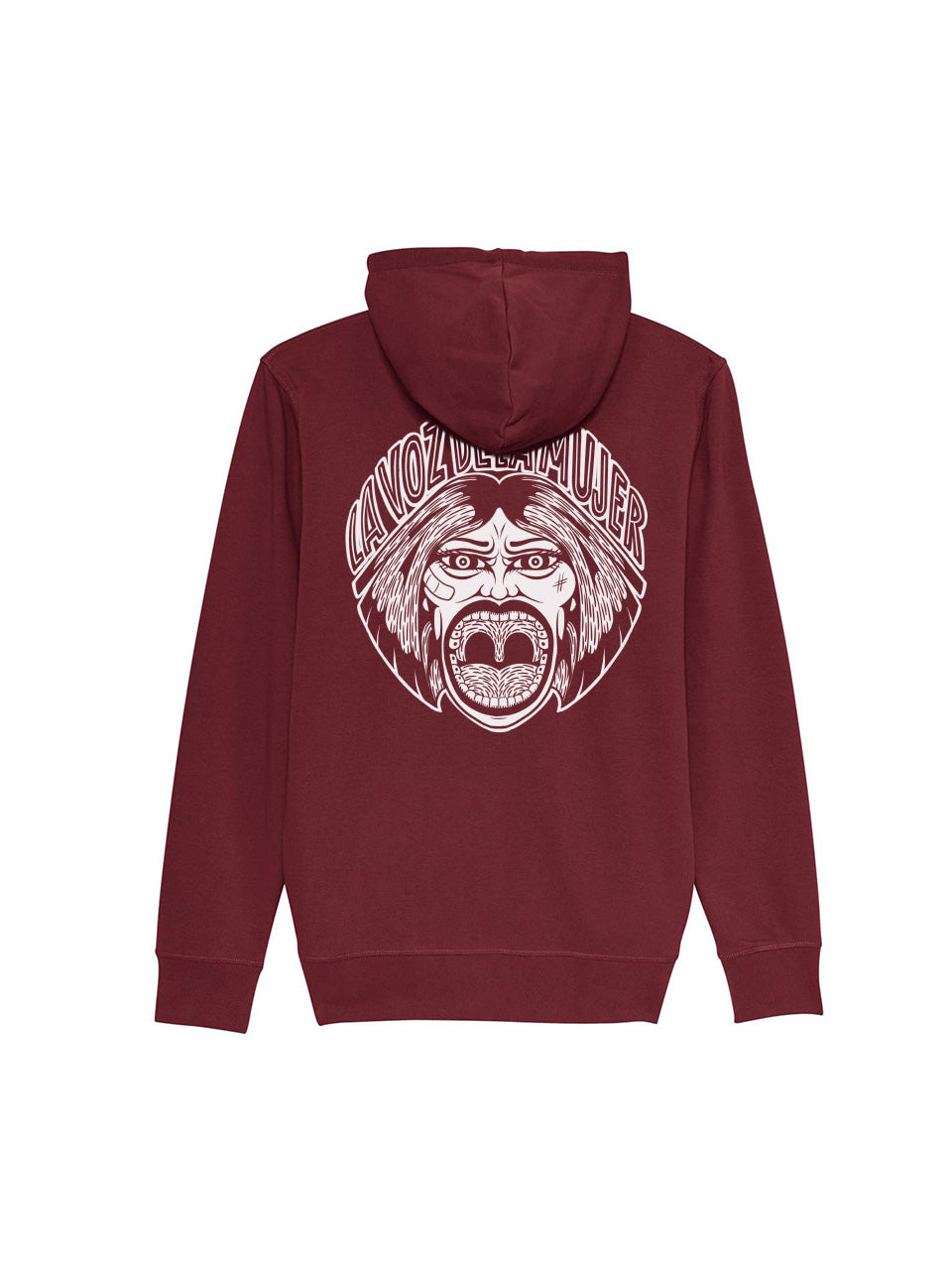 dna merch Die Stimme der Frau Damen Kapuzenjacke Schwarz