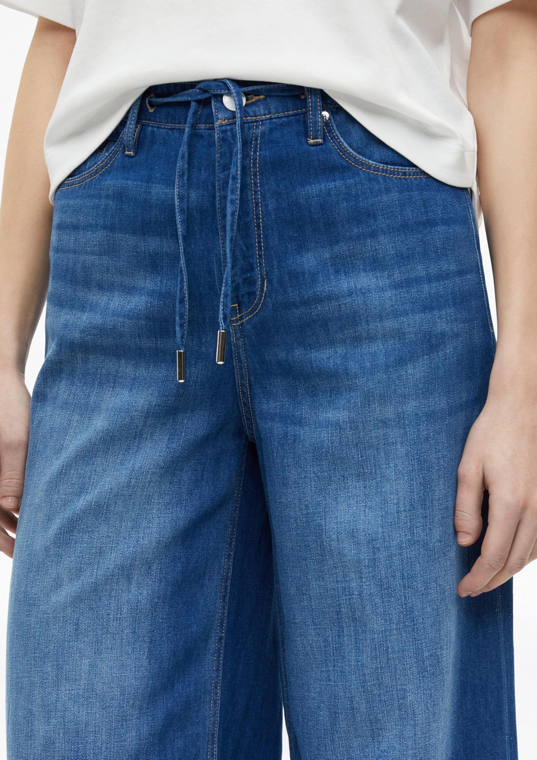 s.Oliver Red Label Culotte-Jeans High Rise Damen Wide Leg