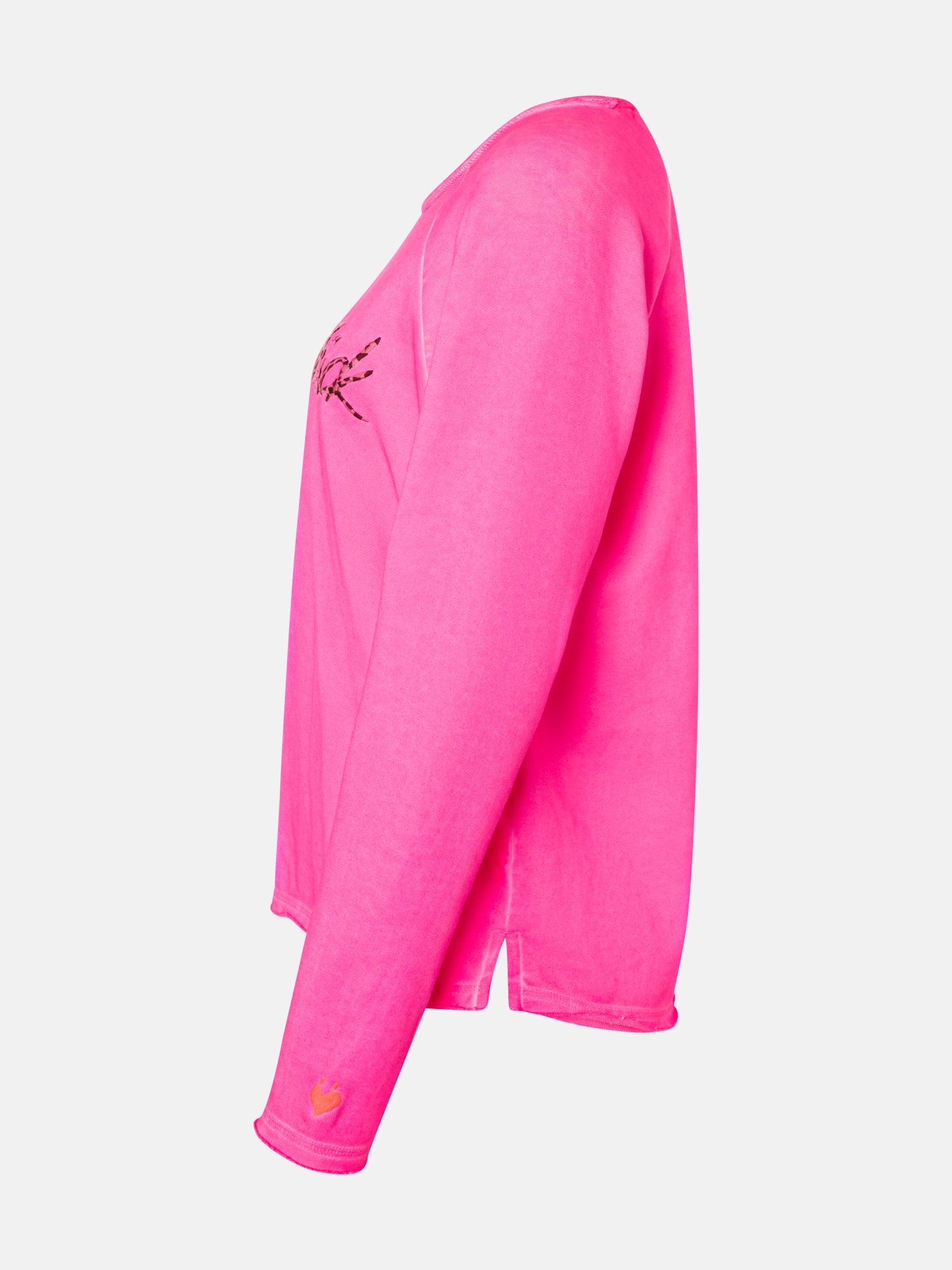 Lieblingsstück TinaL Sweatshirt neon pink aus Baumwollmix