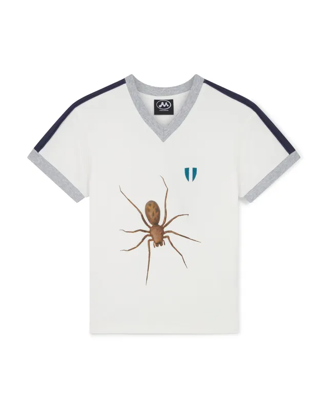 Mowalola Club Spider T-Shirt Slim Baumwolle