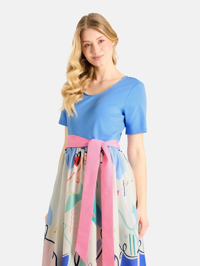 Lieblingsstück RabieL Kleid blue bell Baumwollmix