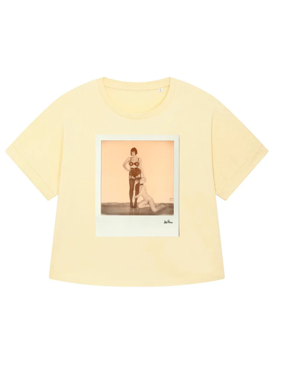 Ale Pace AP01 Self-portrait Miss Kuragi T-Shirt Damen Weiß Oversized