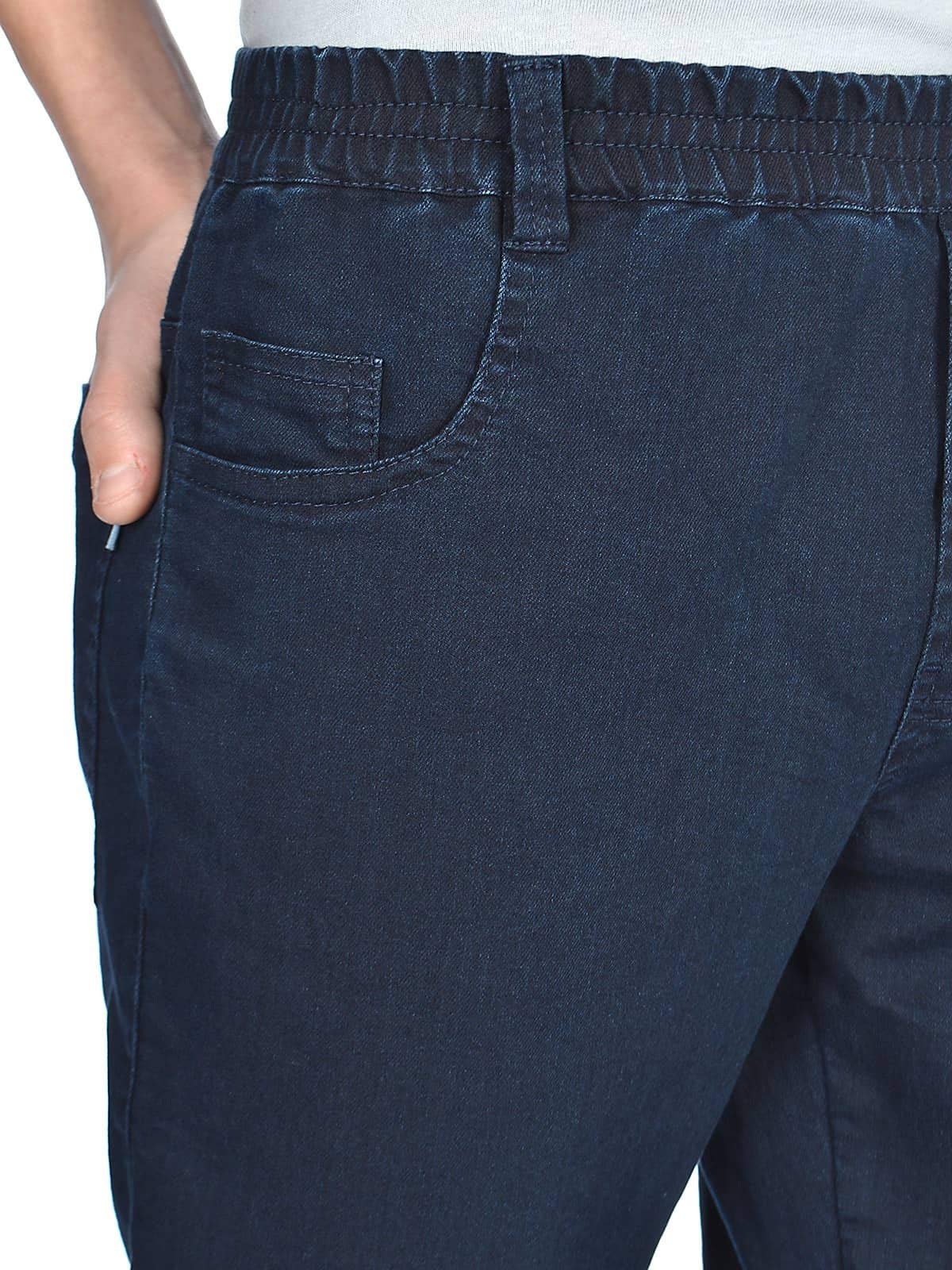 BEZLIT Jungen Chino Hose Jeans-Optik schwarz elastisch