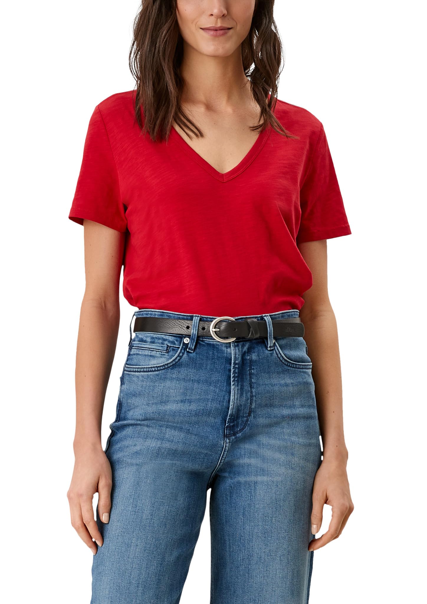 s.Oliver RED LABEL 1260060 Gürtel 80 Leder Dornschließe