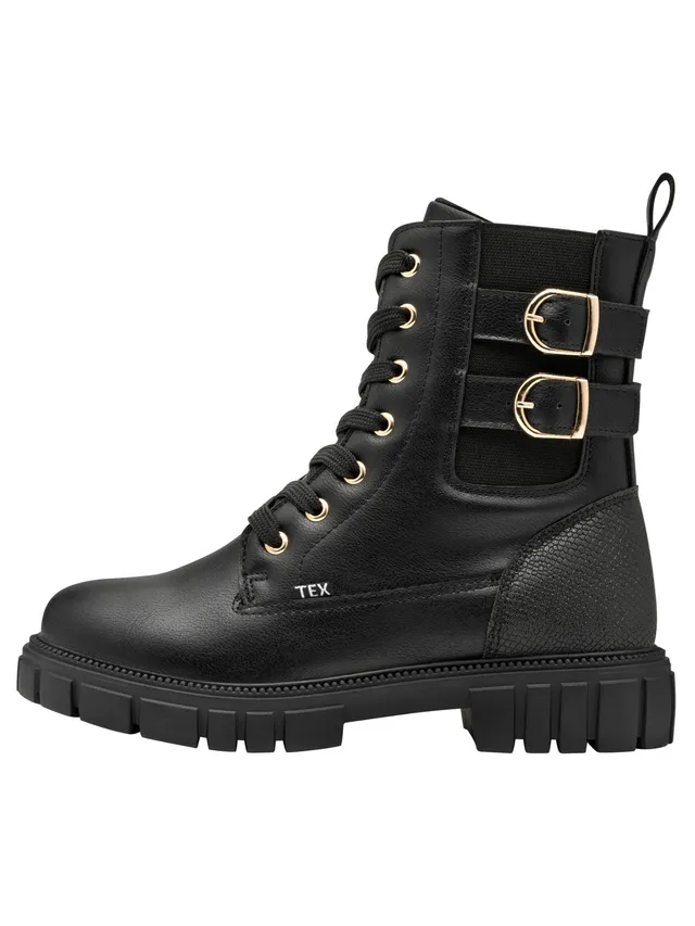 s.Oliver Mädchen-Stiefeletten Schnallen Wasserabweisend 32 EU