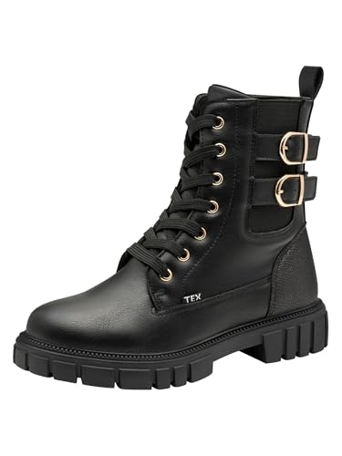 s.Oliver Mädchen-Stiefeletten Schnallen Wasserabweisend 32 EU