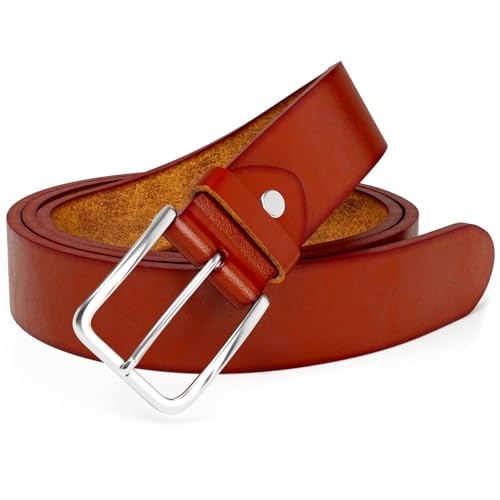 BEZLIT 30615 Herren Ledergürtel Überlänge 140 cm