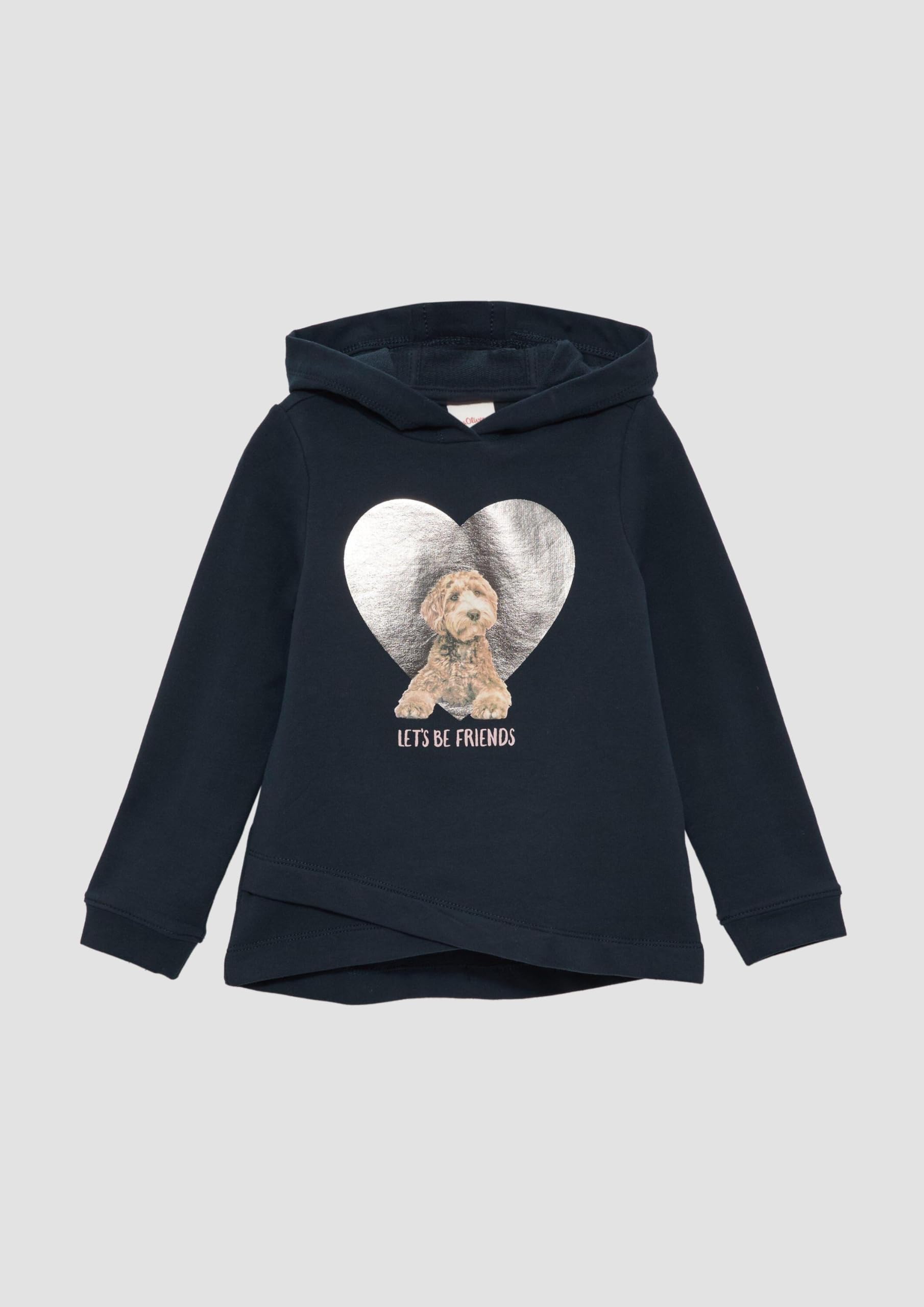 s.Oliver RED LABEL Hoodie Metallic-Print 104-110