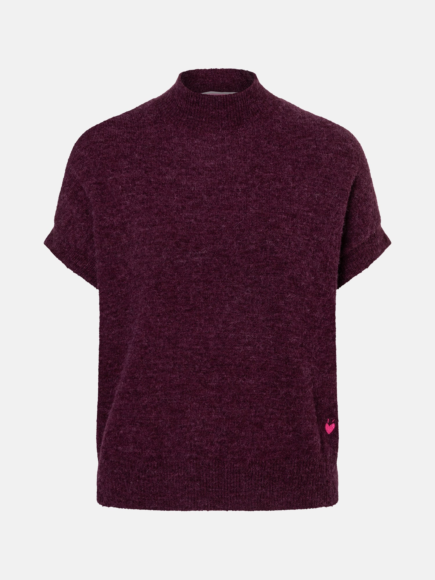 Lieblingsstück BangaL Kurzarm-Pullover Alpakamix fig
