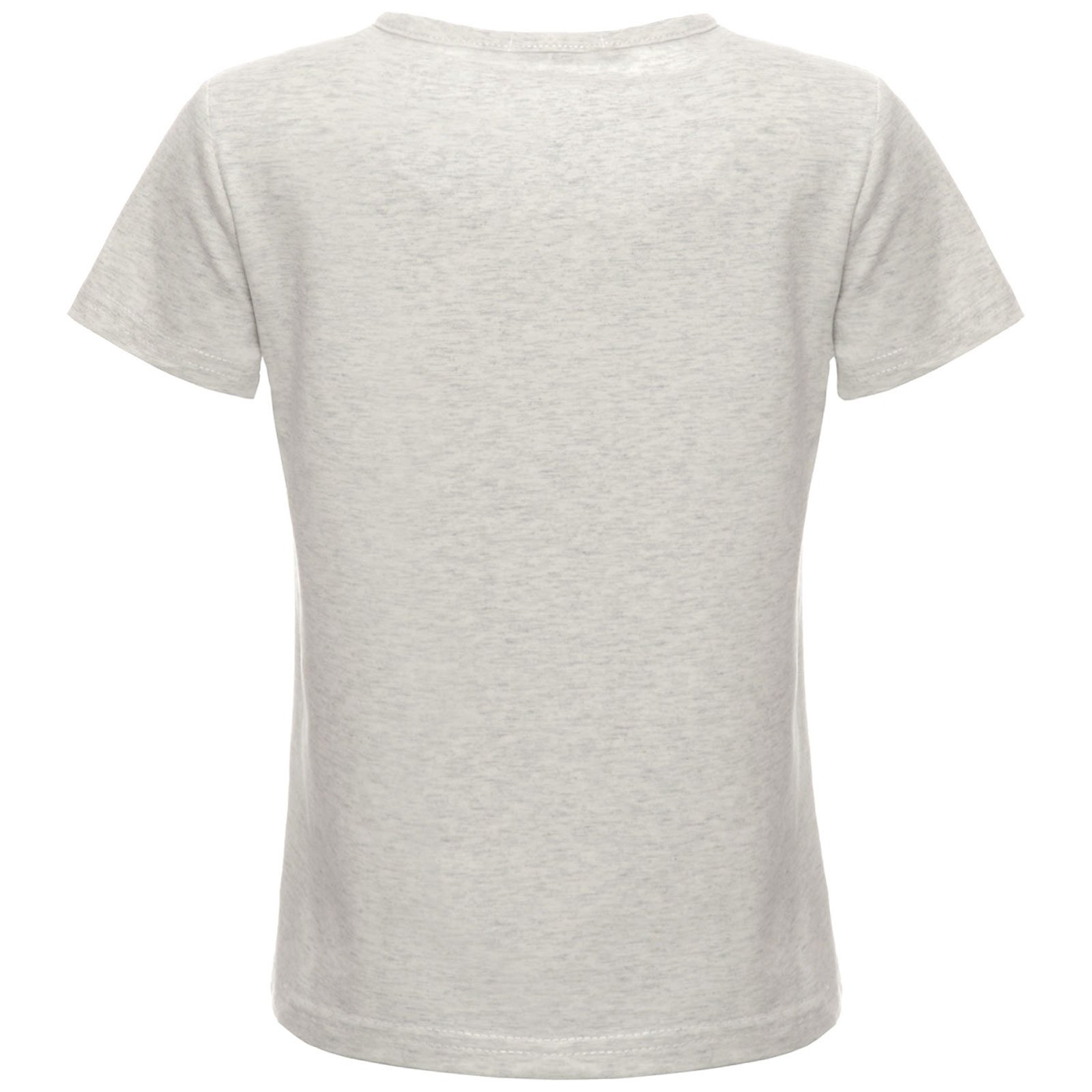 BEZLIT Mädchen T-Shirt Smile Glitzer Grau Baumwolle