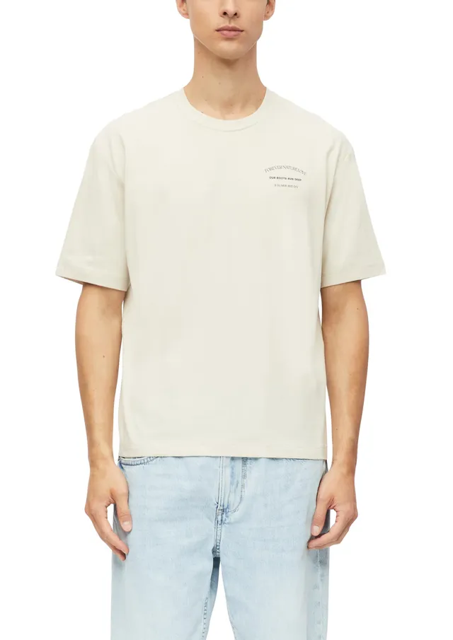 s.Oliver Junior Print T-Shirt Beige Modern Fit