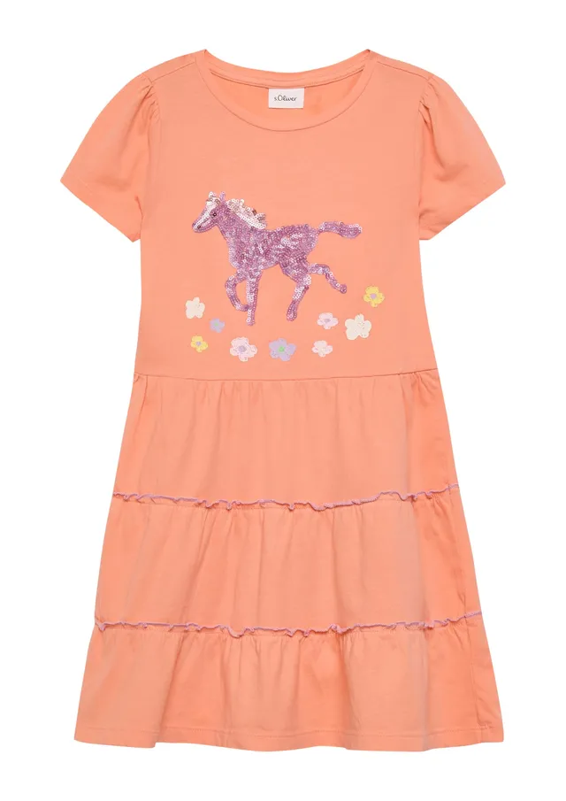 s.Oliver Junior 2178181 Kleid Pailletten Gr. 104