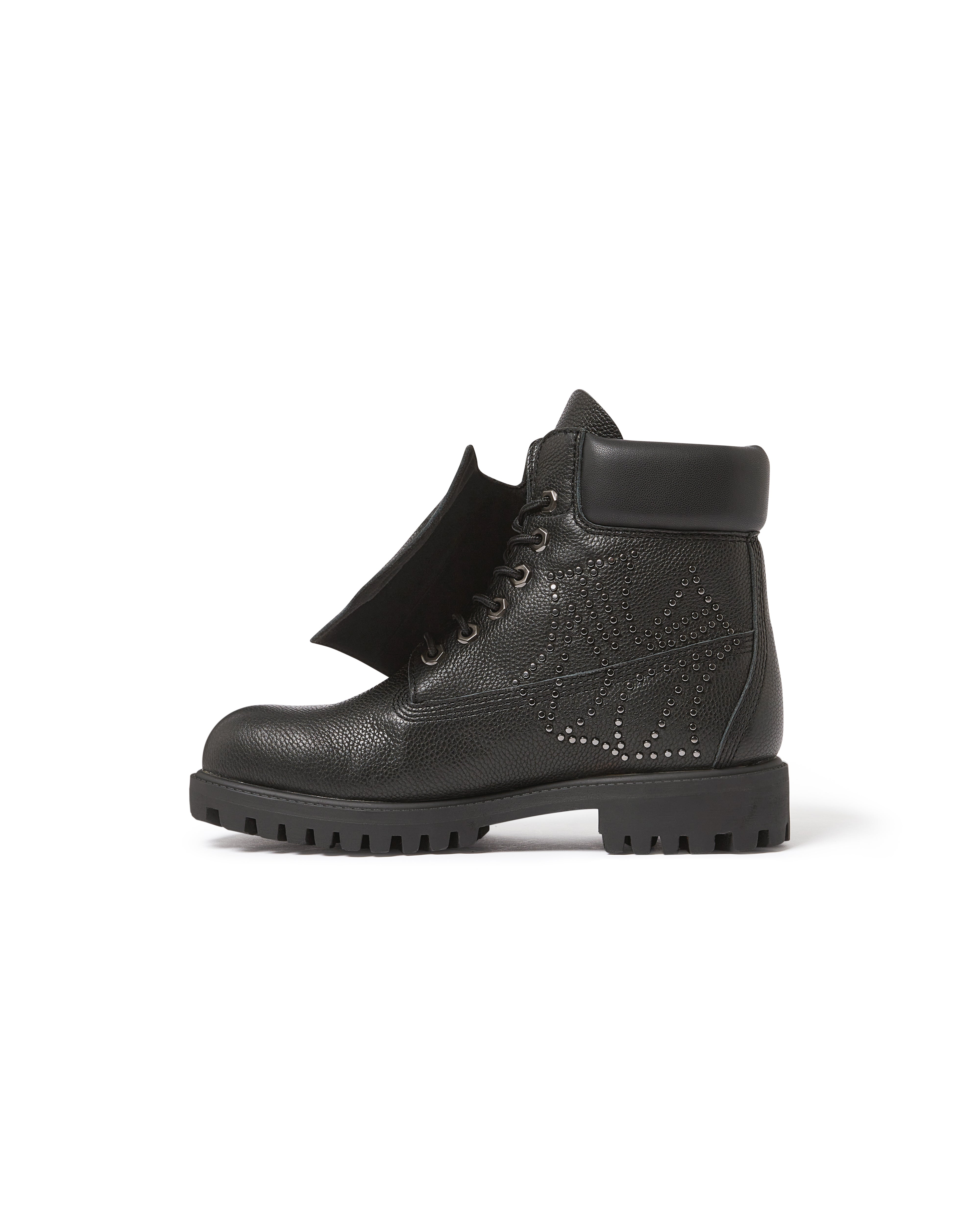 Mowalola Reign Boot Black Bullet Stiefel schwarz Leder
