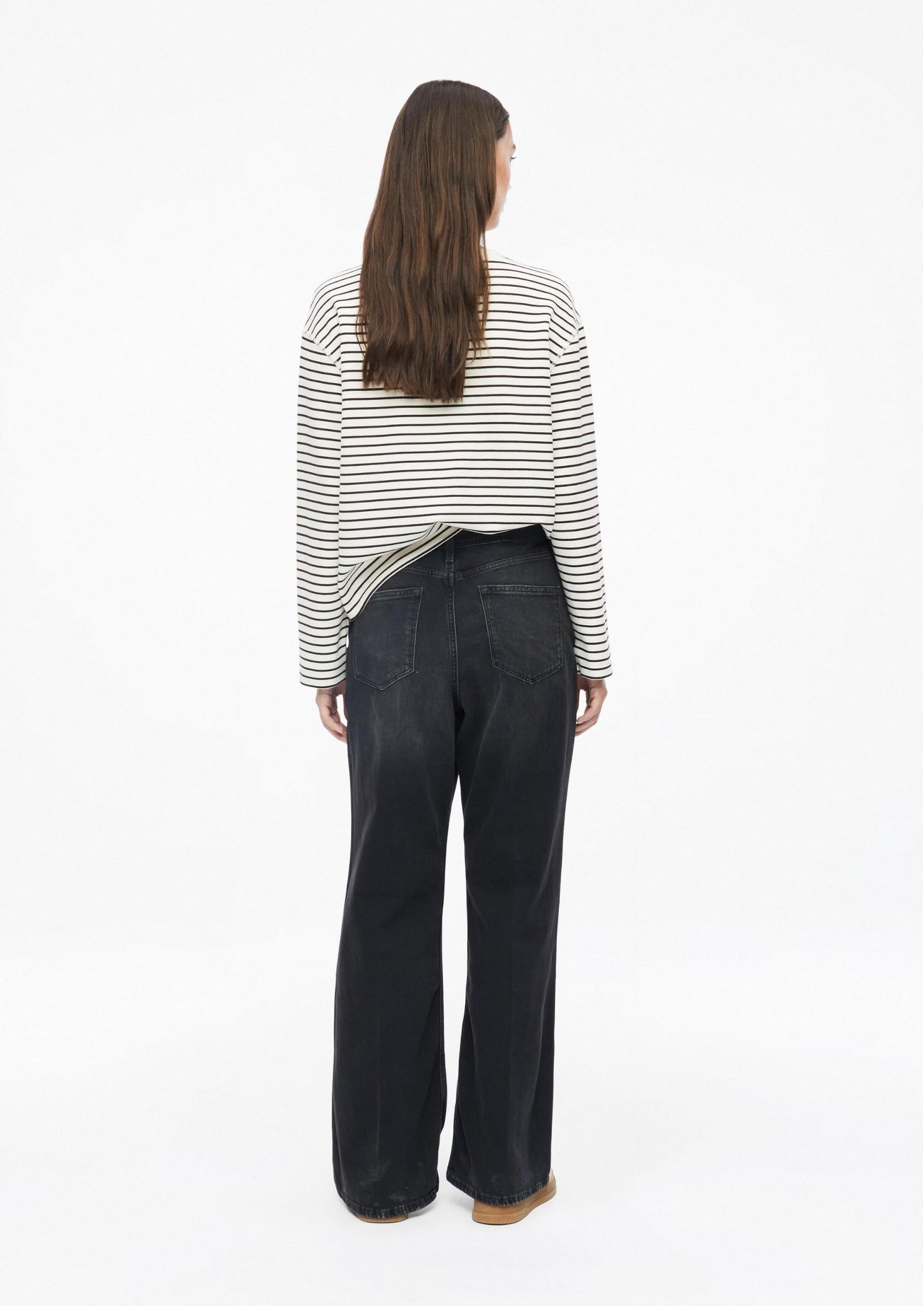 s.Oliver Suri 2181346 Wide Leg Jeans Dunkelgrau