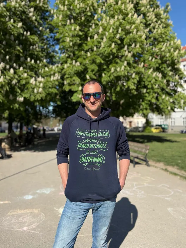 dna merch Chico Mendes Kapuzenpullover French Navy M