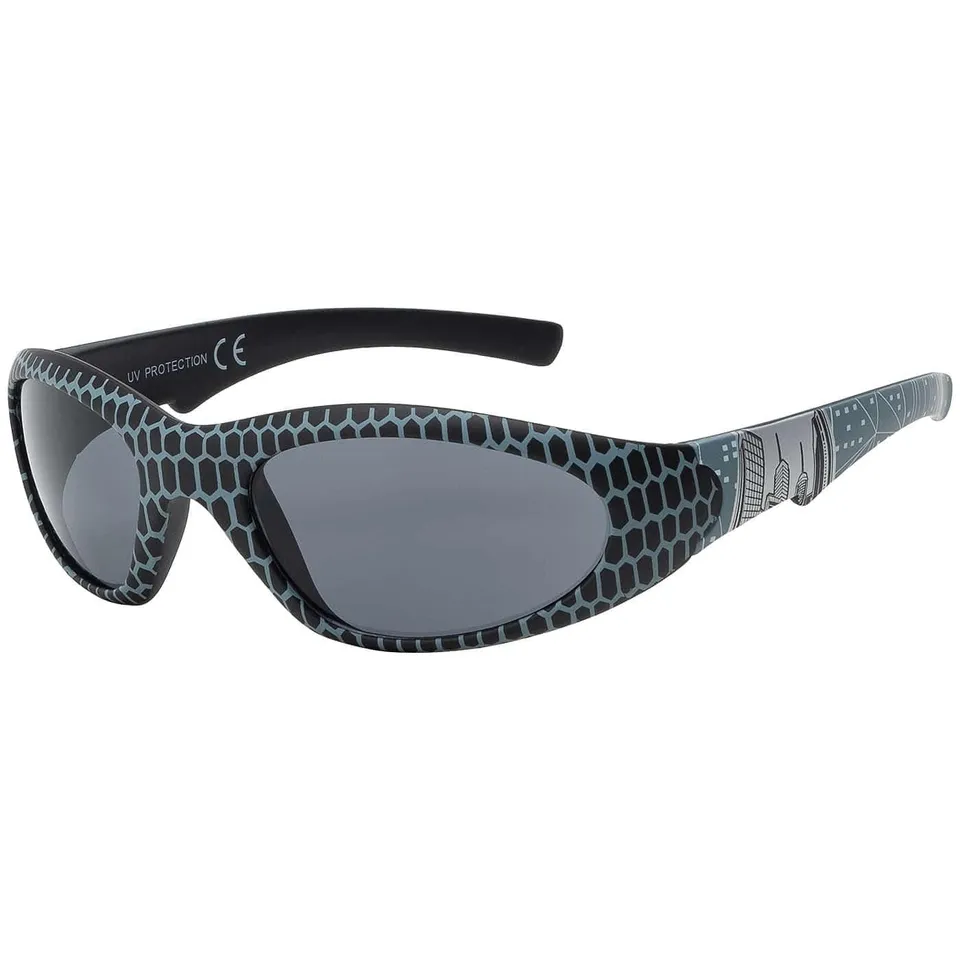 BEZLIT Kinder Sonnenbrille Netz-Design schwarz UV400