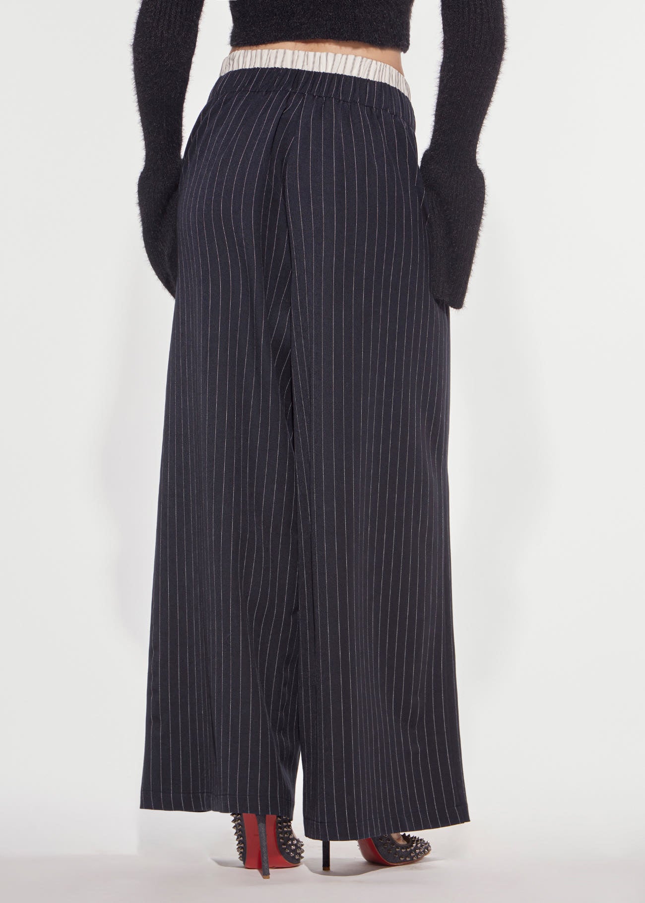Denny Rose Academy Hose Dark Sapphire Nadelstreifen