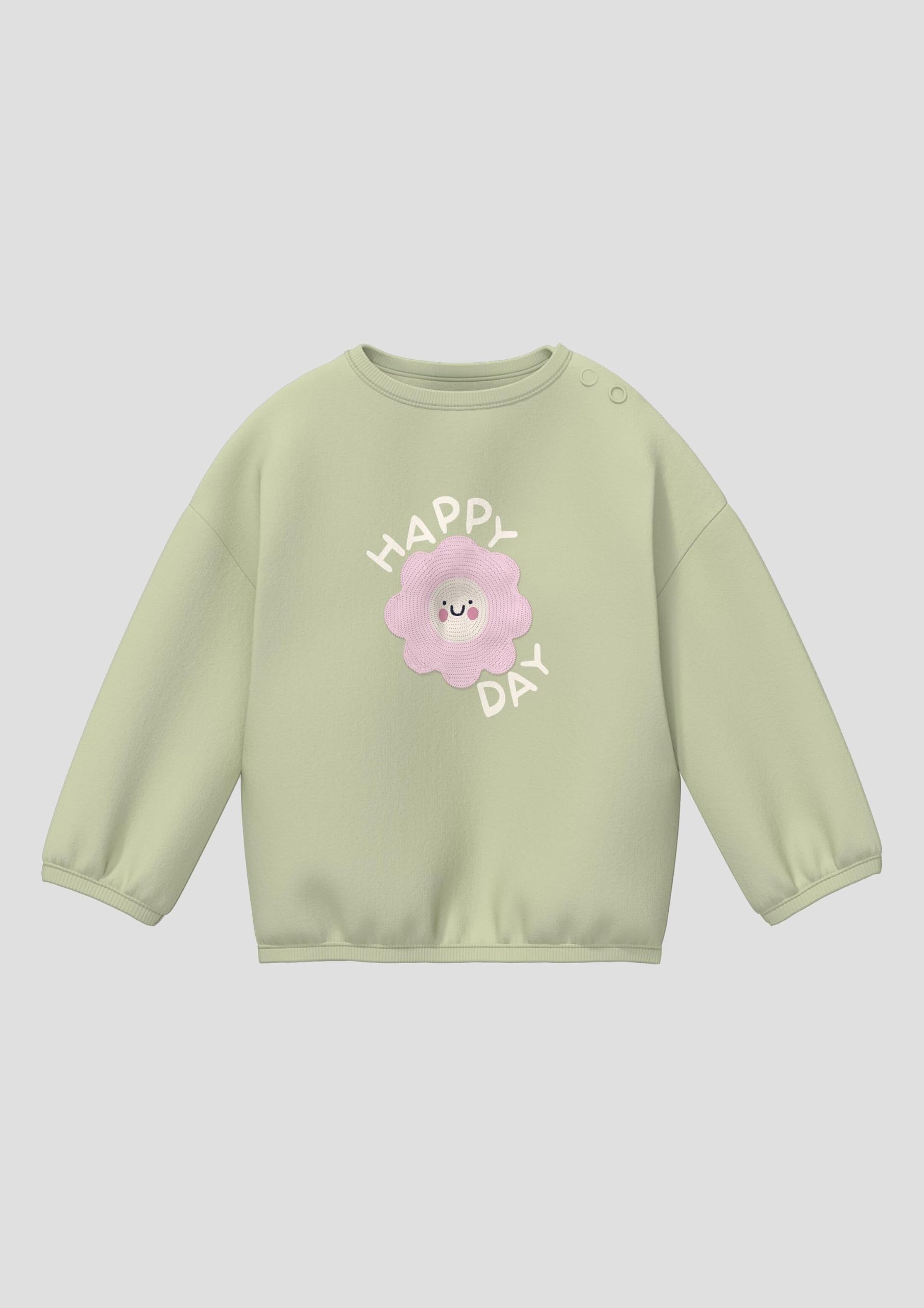 s.Oliver Junior Sweatshirt Gr. 74 mit Applikation Loose Fit
