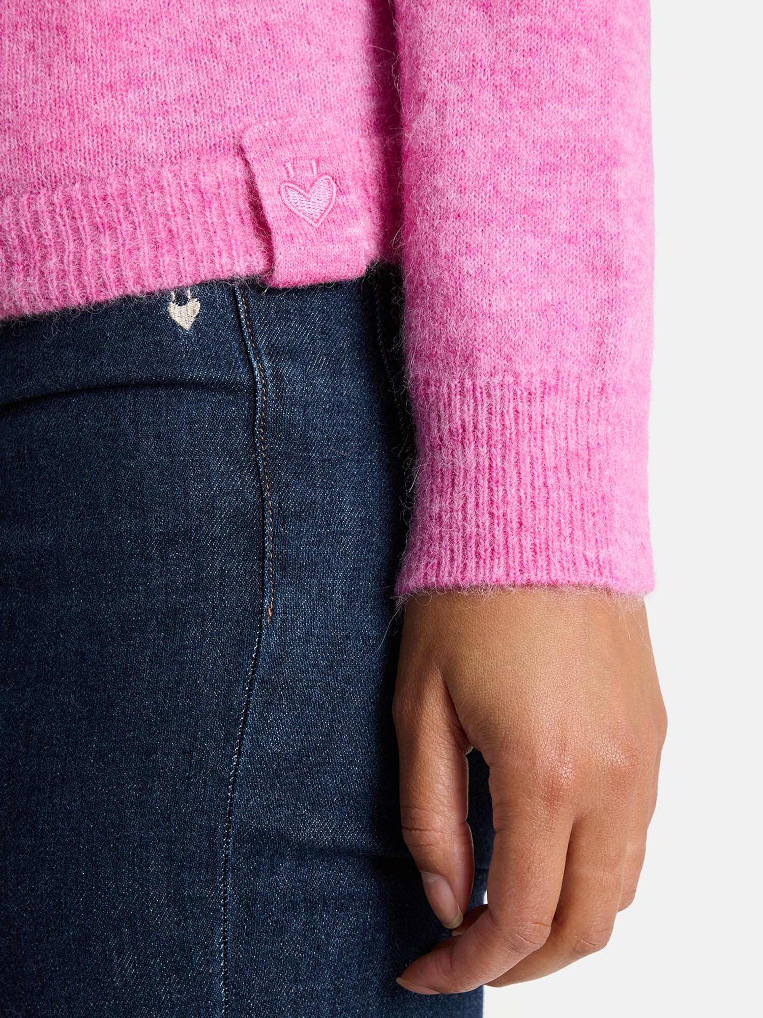 Lieblingsstück AnnickL Strickjacke blush aus Alpaka-Mix
