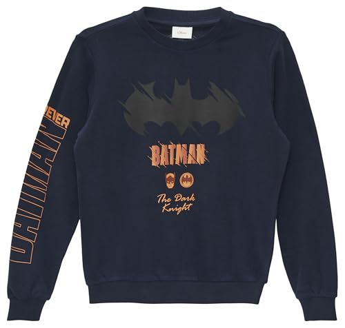 s.Oliver Junior 2151657 Sweatshirt Jungen Batman 164 Baumwollmix