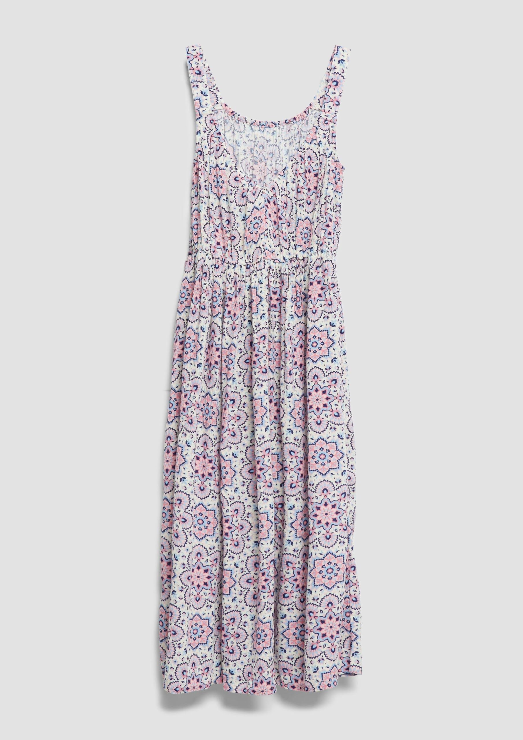 s.Oliver Midi-Kleid Crinkle-Viskose creme Gr.140