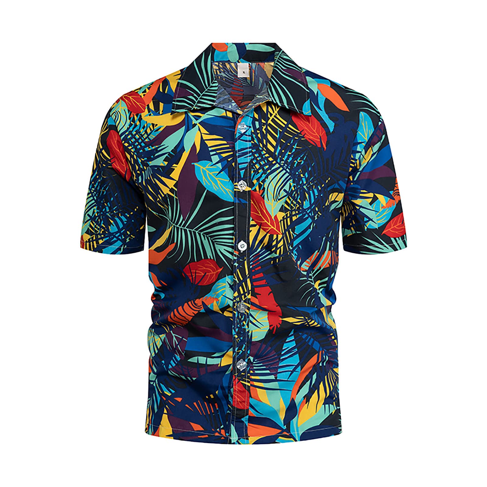 Singular AG Hawaiihemd Streifen Blau S
