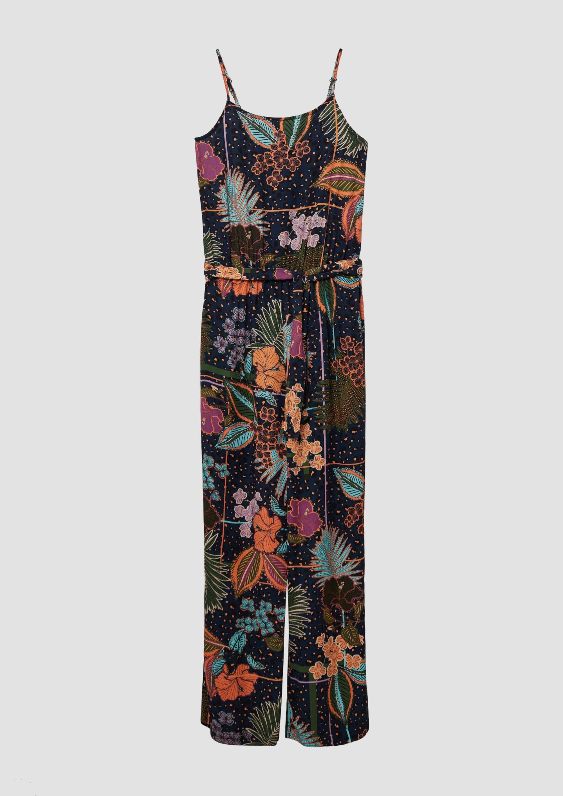 s.Oliver RED LABEL Jumpsuit Viskose Gr. 176 navy