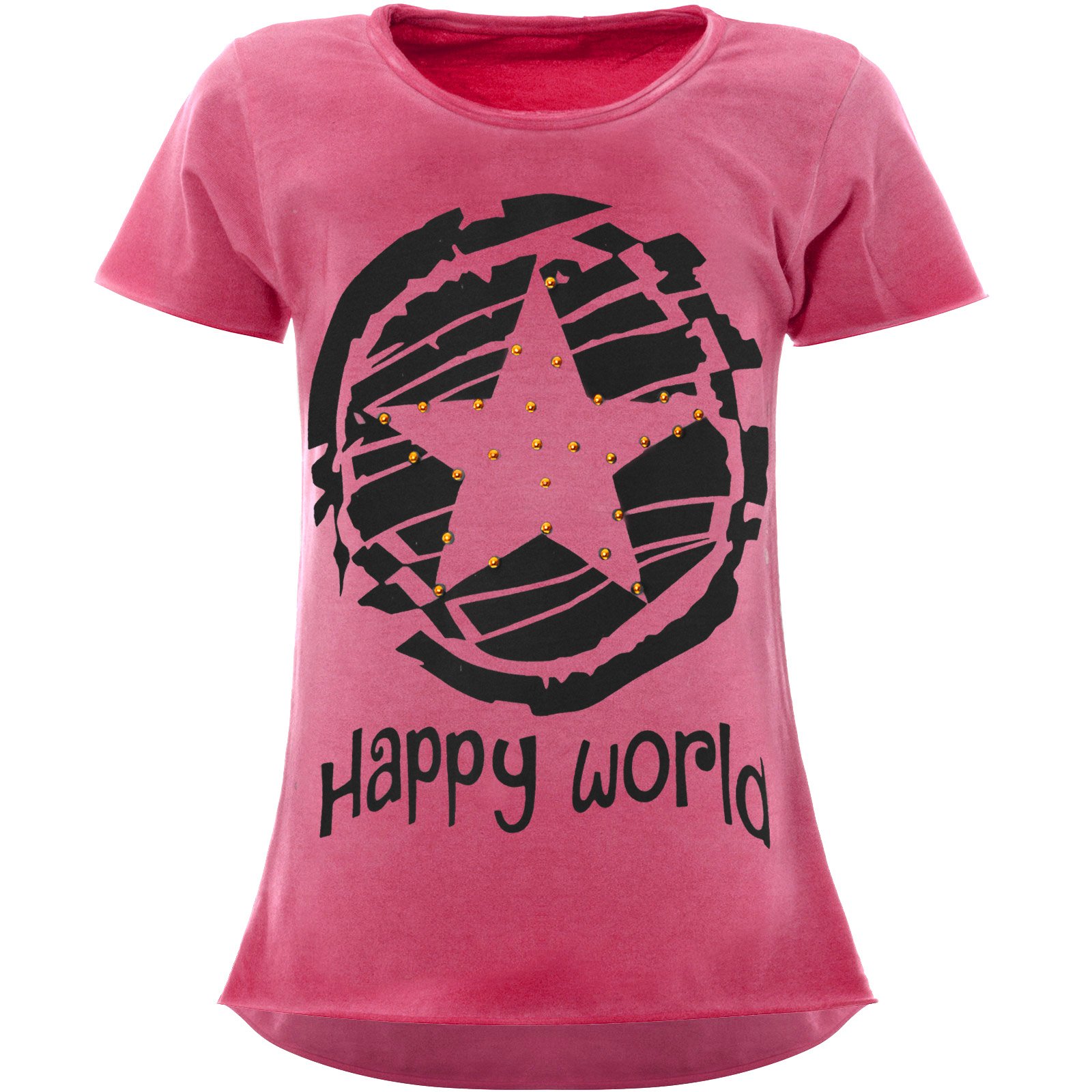 BEZLIT Stern Mädchen T-Shirt grau Gr.128 Baumwolle