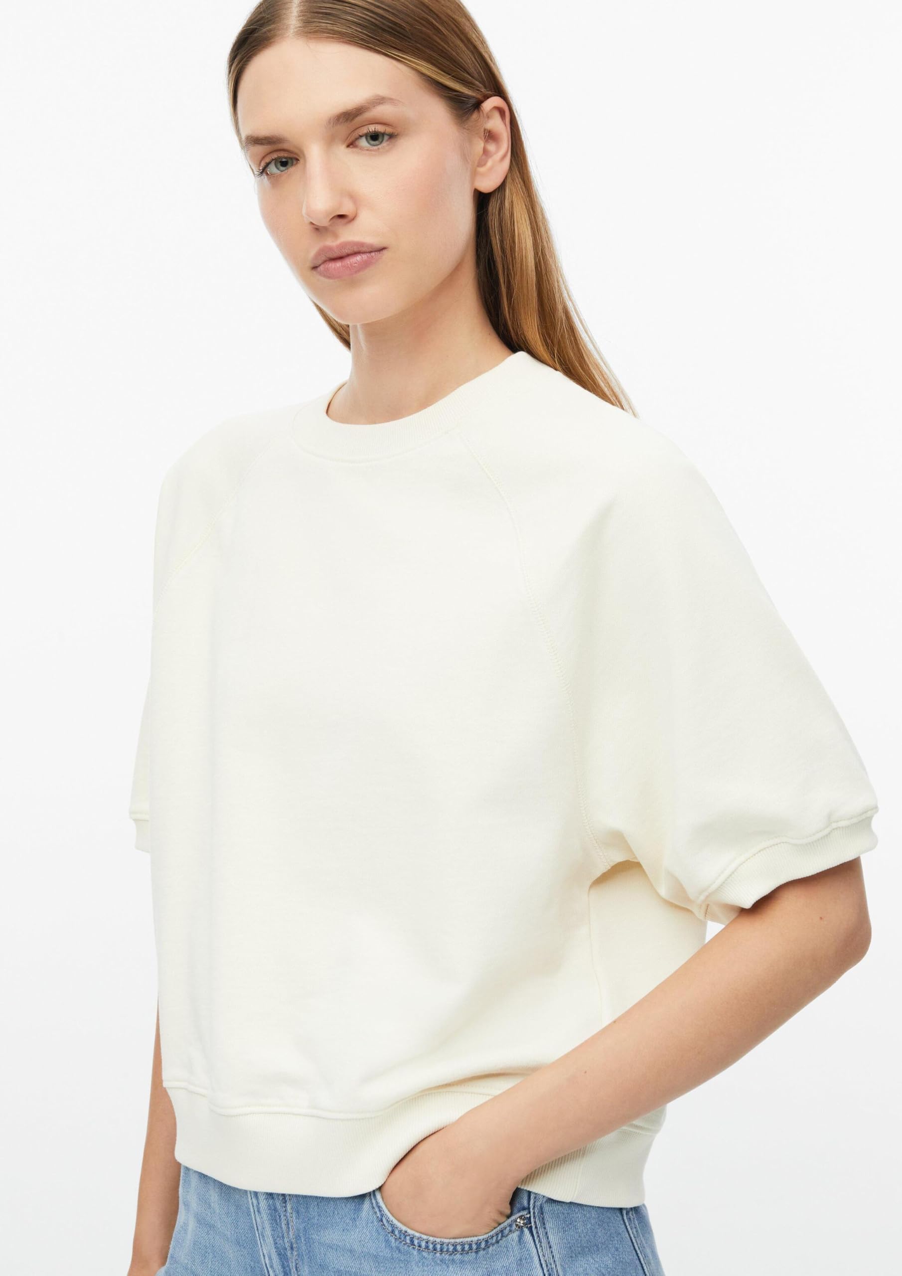 s.Oliver RED LABEL Sweatshirt Kurzarm Baumwolle