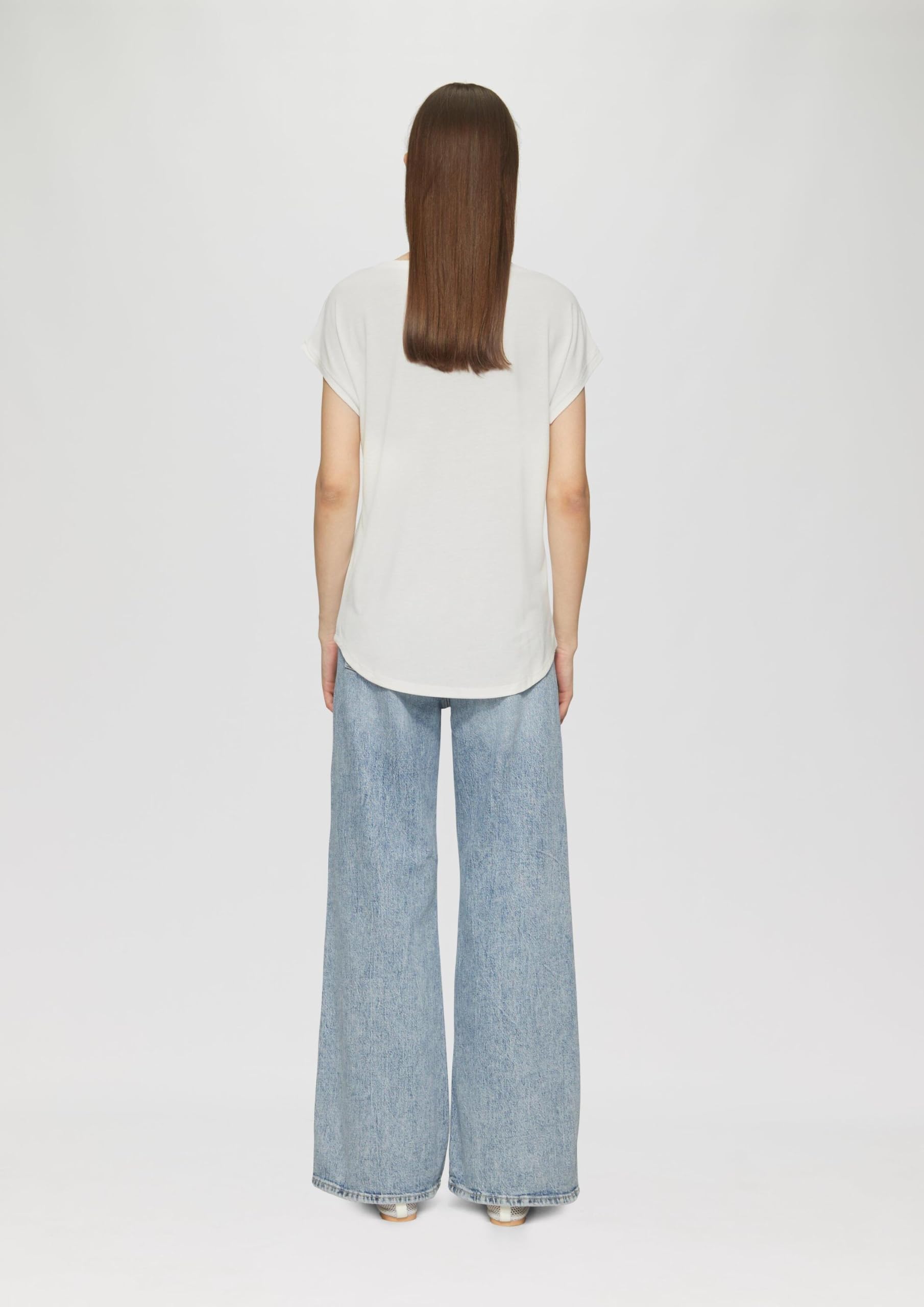 QS by s.Oliver lockeres T-Shirt Modalmix Damen weich