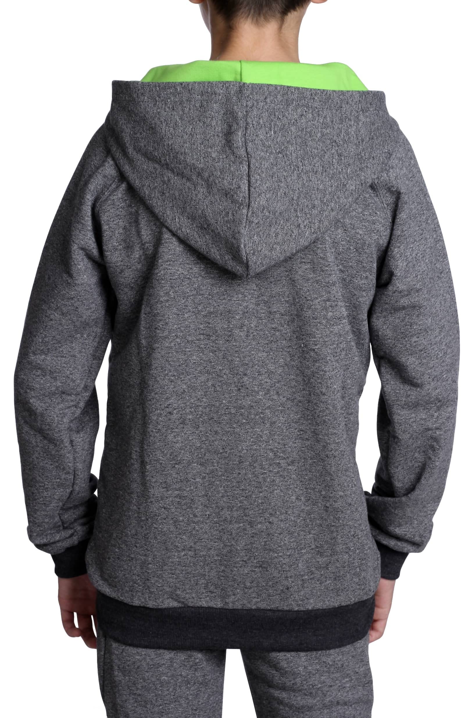 BEZLIT Sweatjacke grau mit Reißverschluss aus Baumwolle