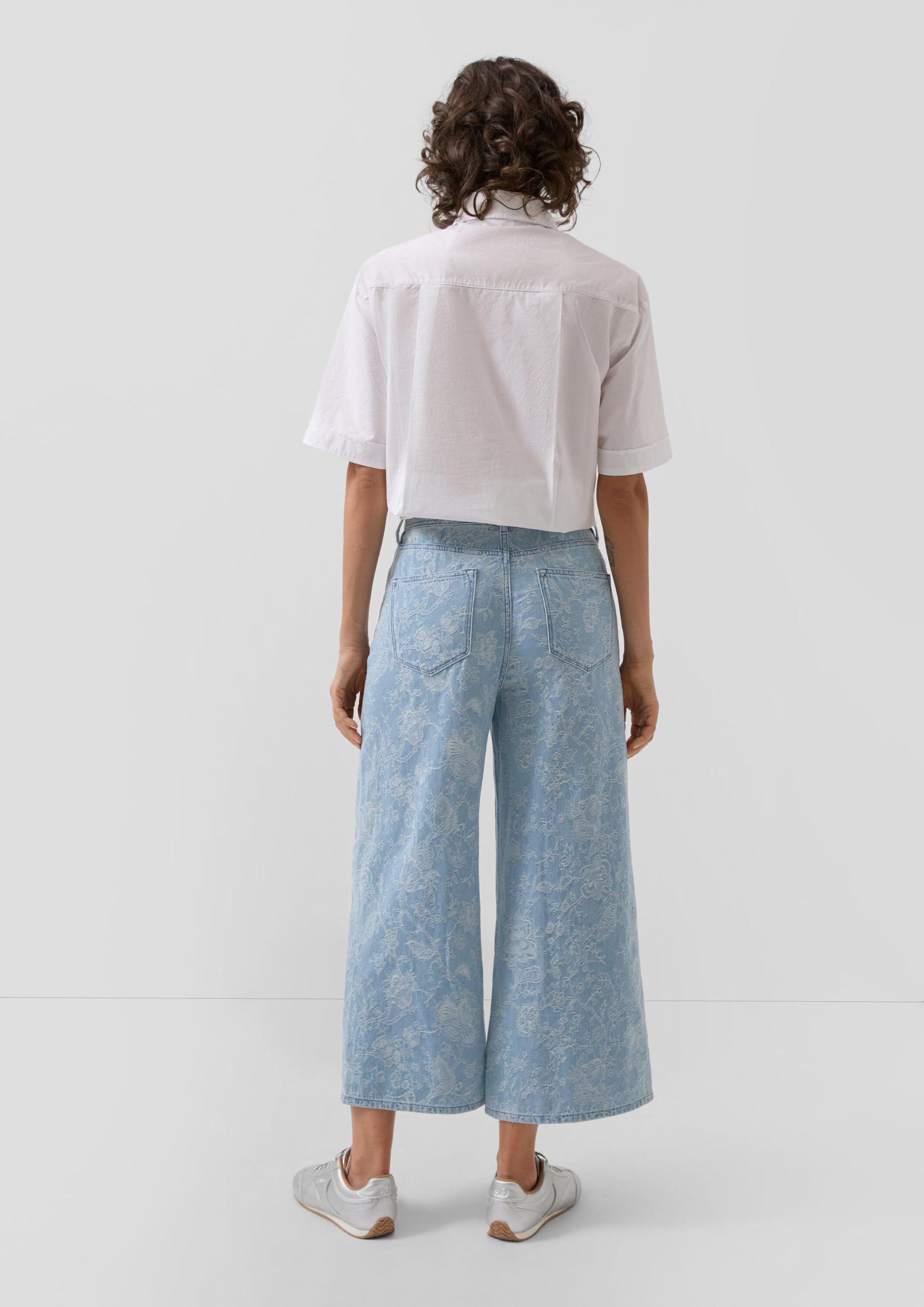 s.Oliver Red Label Culotte-Jeans Suri Gr.40 floral