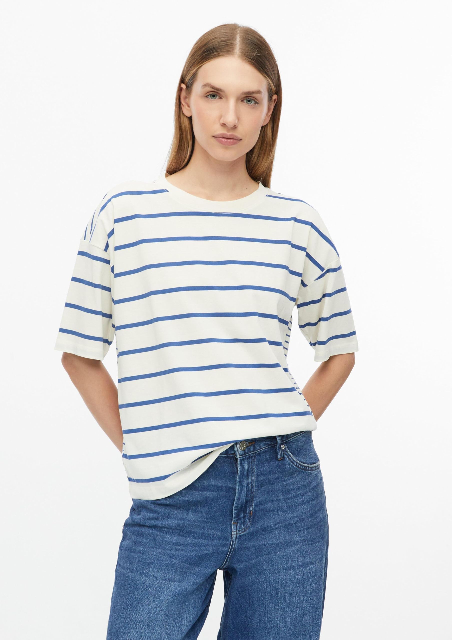 s.Oliver RED LABEL Streifenmix T-Shirt Relaxed Gr. 44