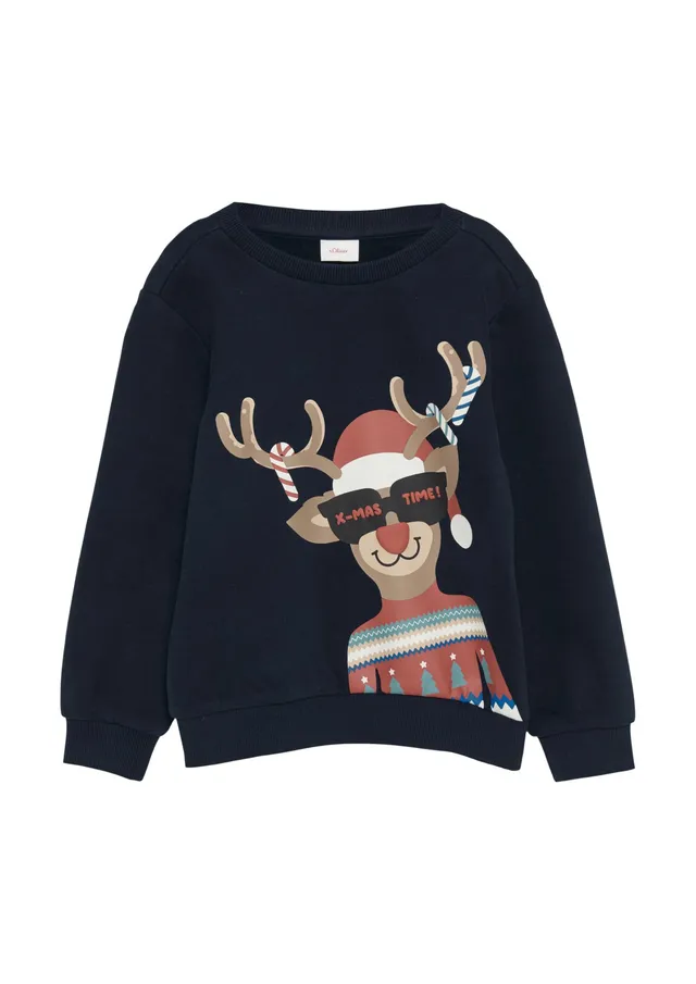 s.Oliver Junior 2156656 Sweatshirt Weihnachten Gr. 92-98