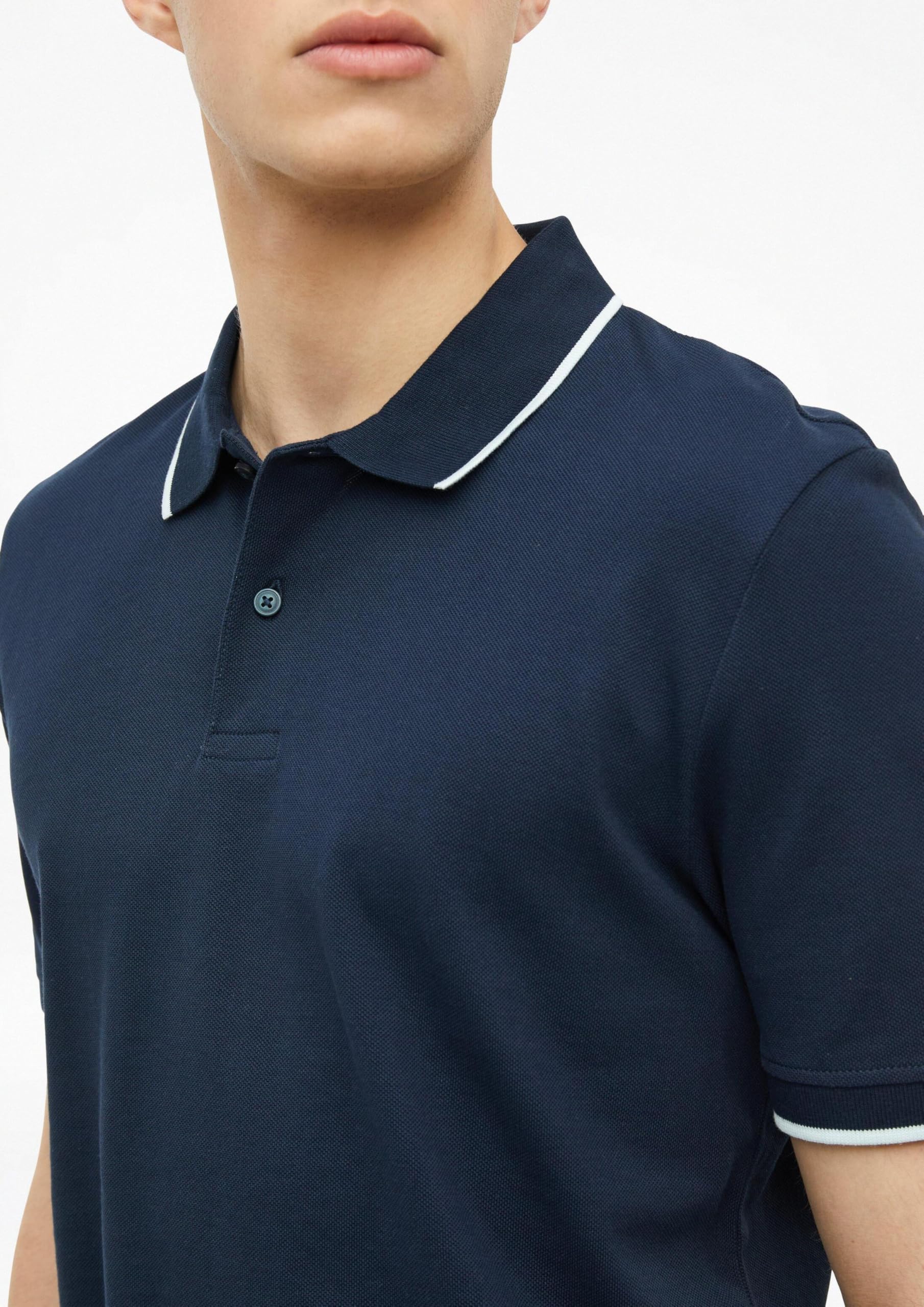 s.Oliver Junior Poloshirt Piqué Kontrast schiefergrau