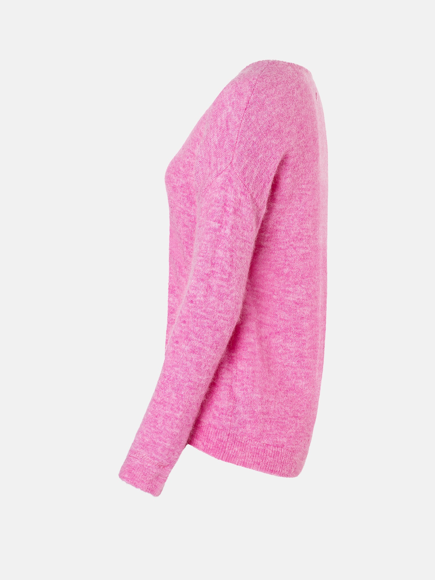 Lieblingsstück LatifalaL Pullover mit Alpaka rot V-Ausschnitt