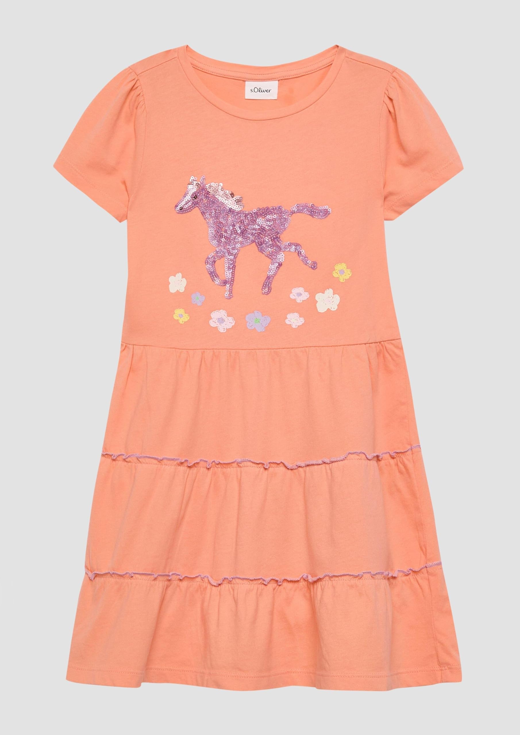 s.Oliver Junior 2178181 Kleid Pailletten Gr. 104