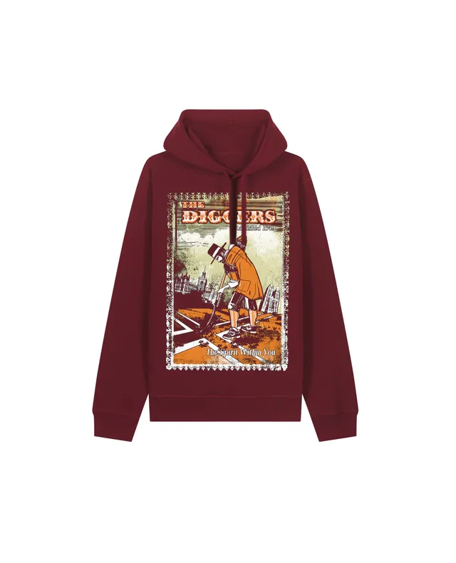 dna merch The Diggers The Spirit Within You Hoodie Band-Print