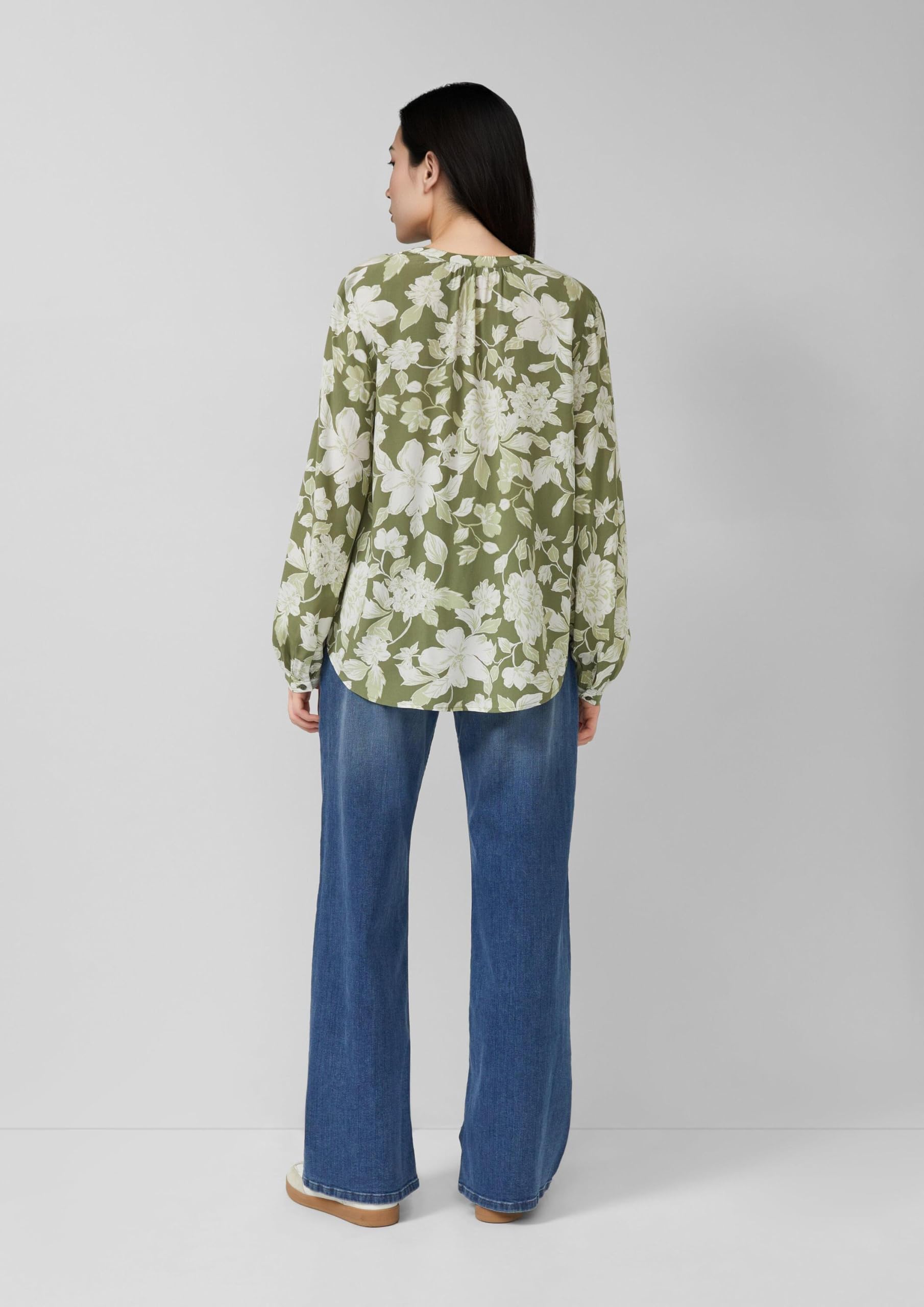 s.Oliver 2174662 Bluse Langarm Allovermuster 1er Pack
