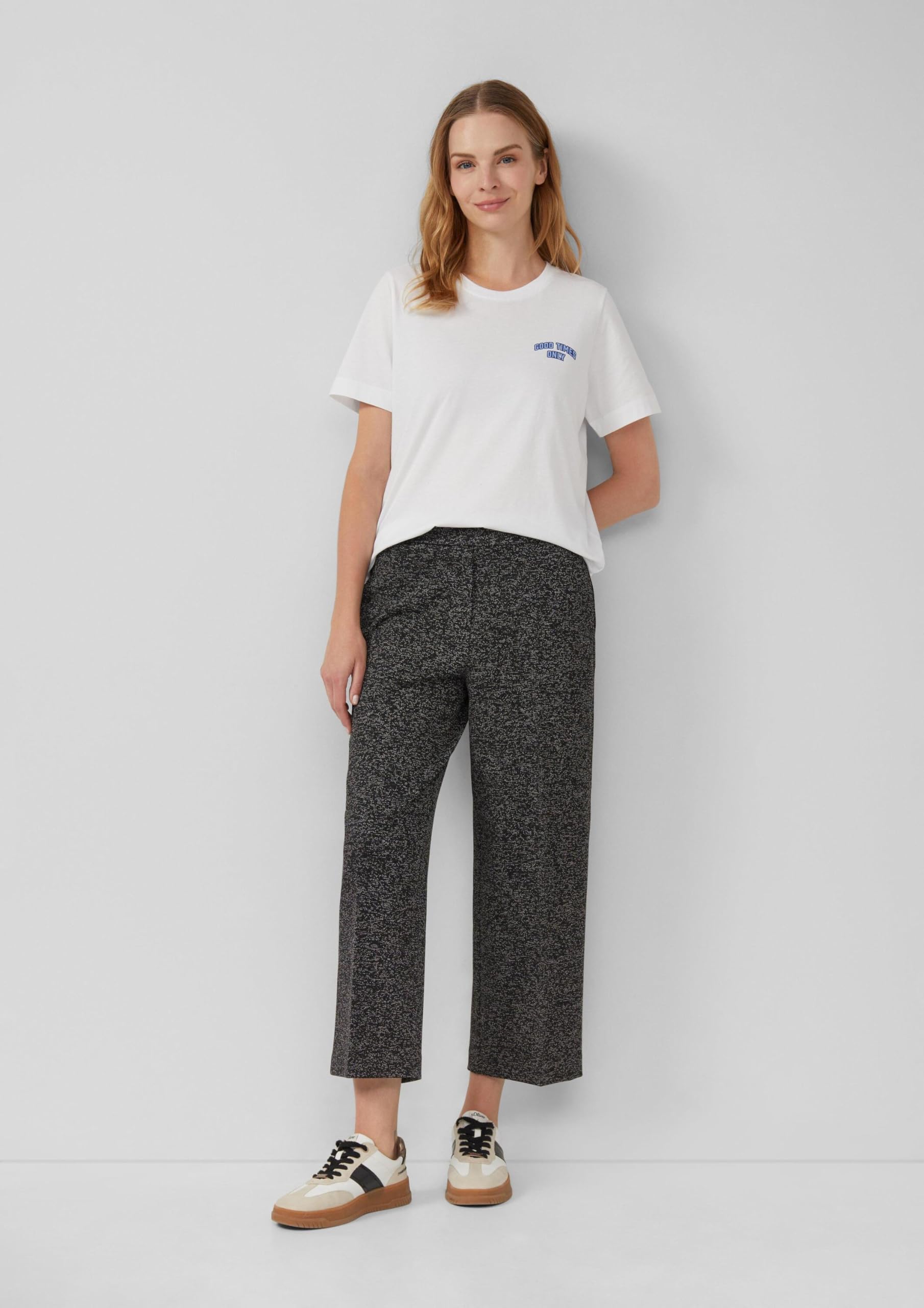 s.Oliver Junior Culotte Hose Wide Leg 42 Melange