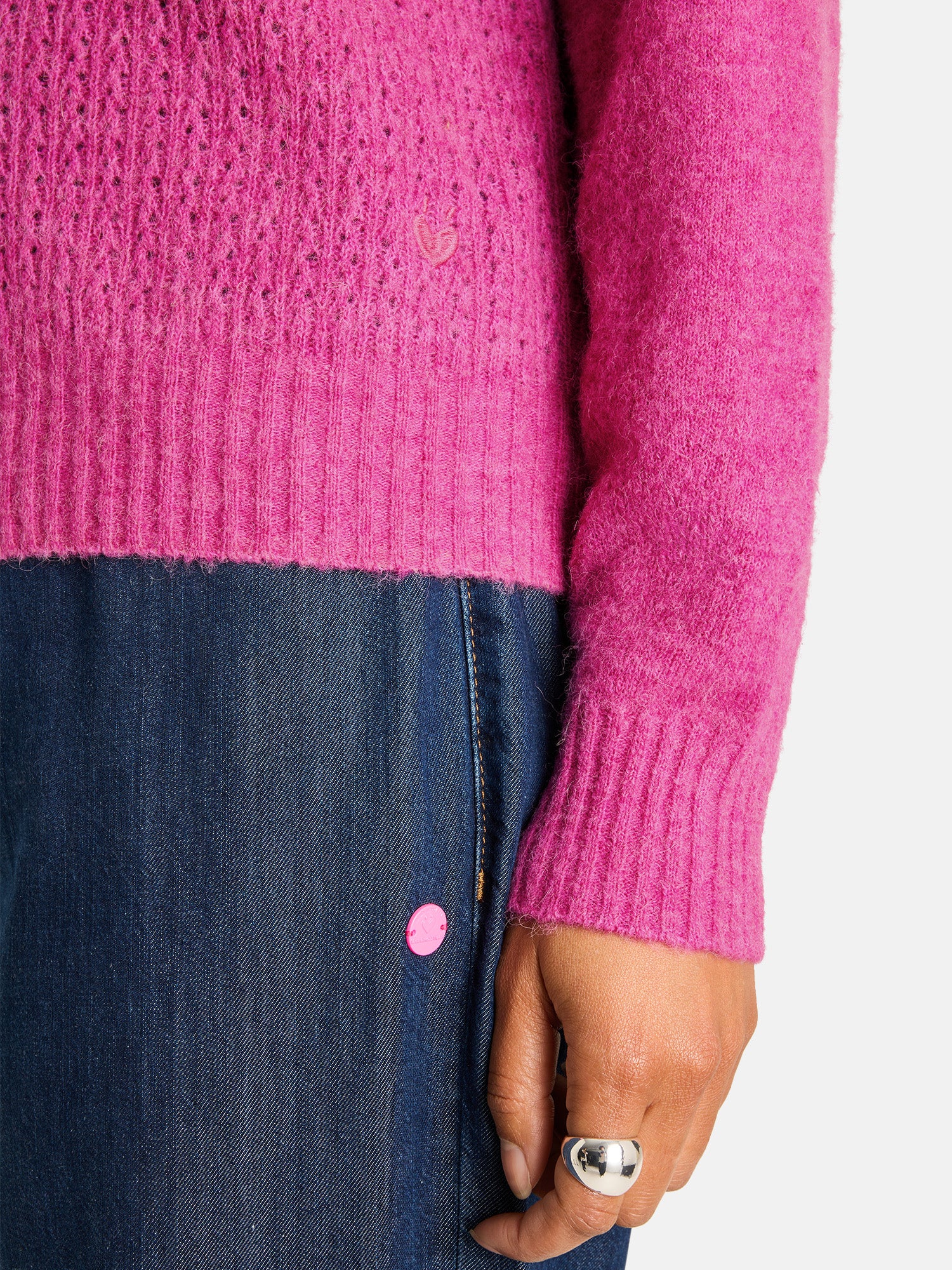 Lieblingsstück ZoetjeL Strickjacke berry Alpakamix